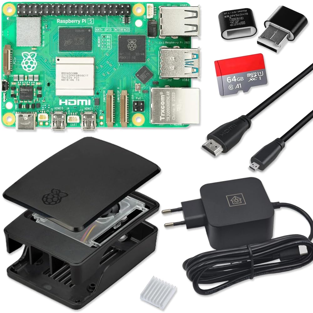 🌟 Mega Deal: Raspberry Pi 5 8GB Starter-Kit mit allen Extras! 🌟 Angebot bei HelloDeals