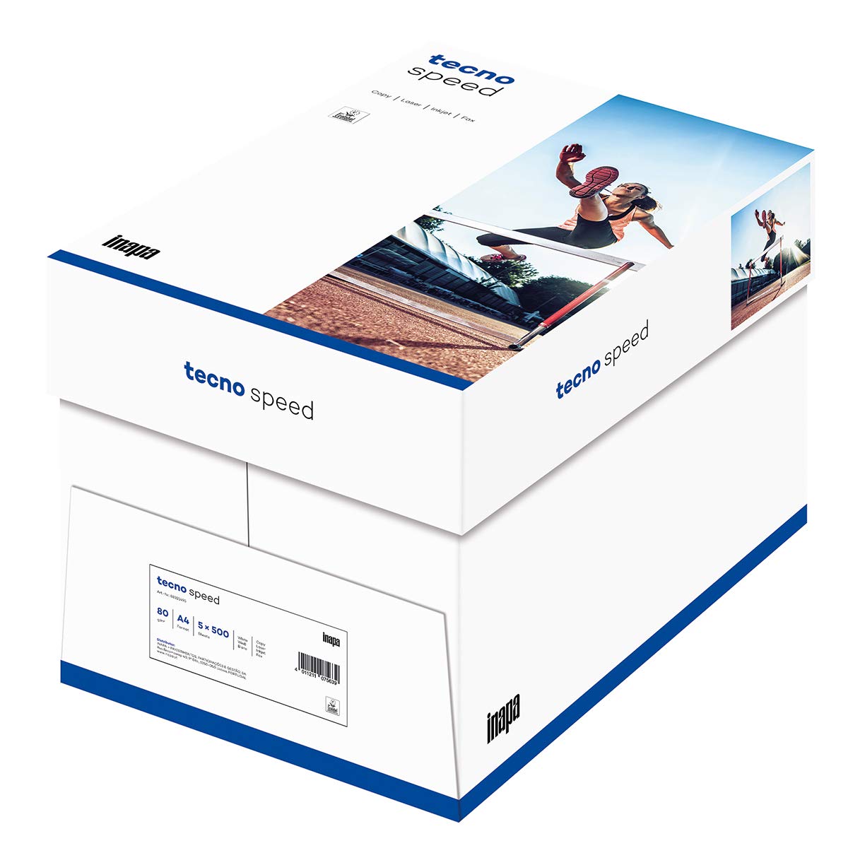 🖨️ Inapa Drucker-/Kopierpapier tecno Speed: 80 g/m², A4, weiß, 2500 Blatt - schnell und staufrei drucken Angebot bei HelloDeals