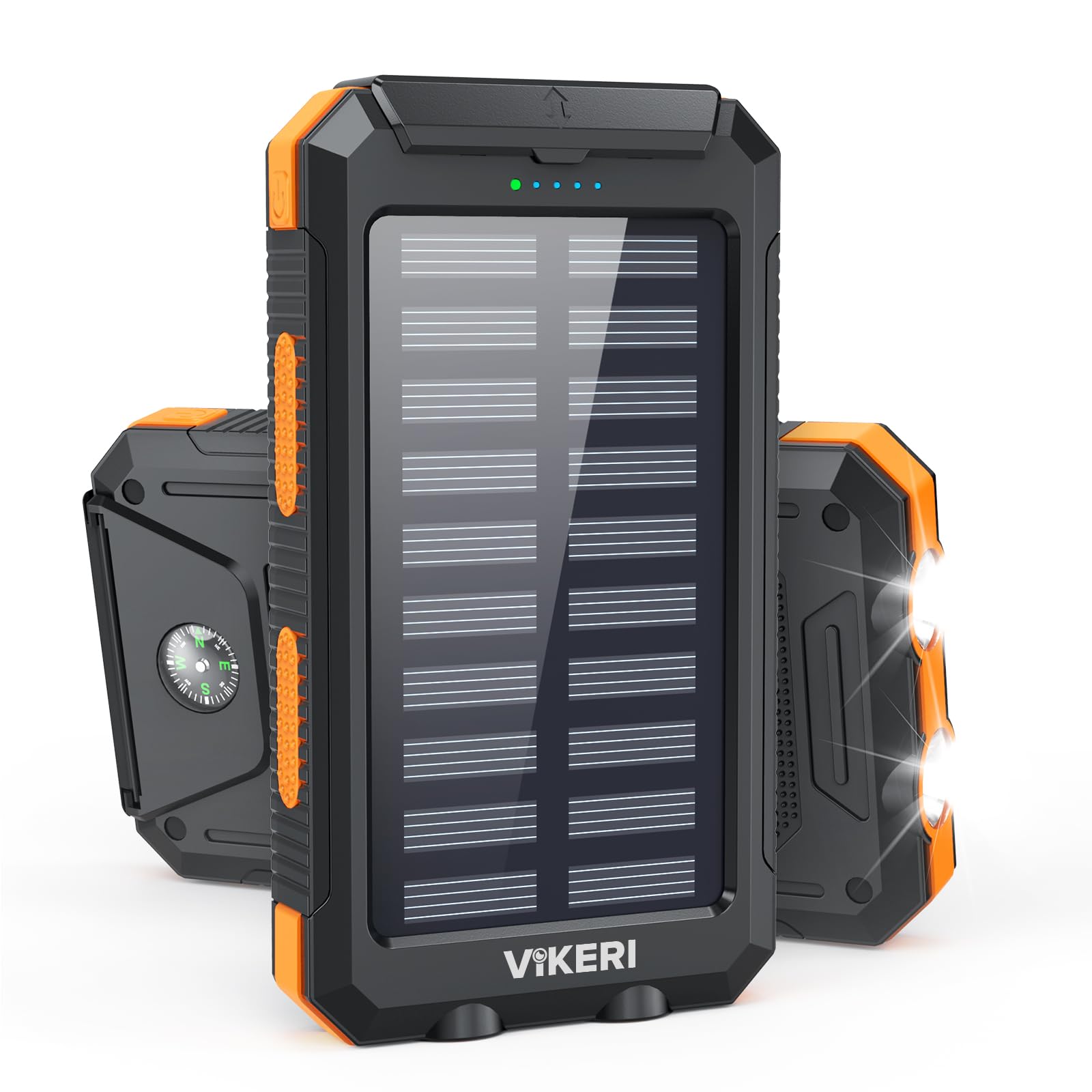 🌞🔋 Vikeri Solar Powerbank 26800mAh - Wasserdicht - Gelb 📱🔋 Angebot bei HelloDeals