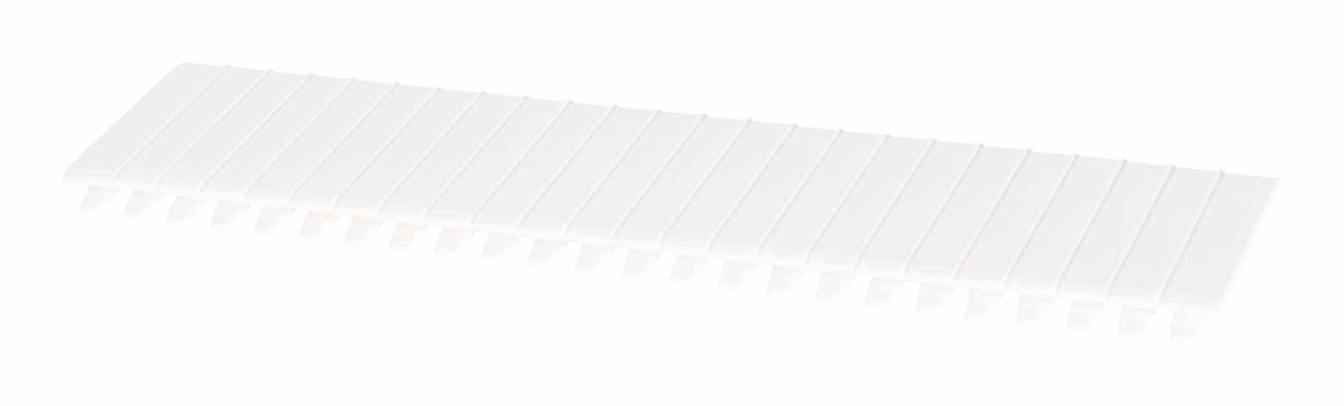 🔥 Spezialangebot - F-tronic Abdeckstreifen ADS12, 12 Module, ähnlich RAL 9016, weiß, 10 Stück Weiß 300 mm! Angebot bei HelloDeals