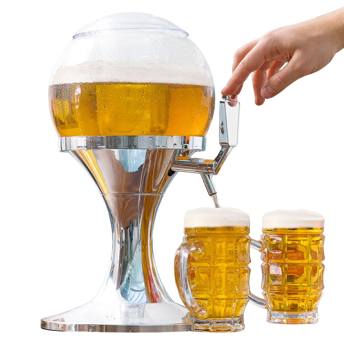InnovaGoods Ball Kühlmittel-Bierspender | Erfrischung auf Knopfdruck! Angebot bei HelloDeals