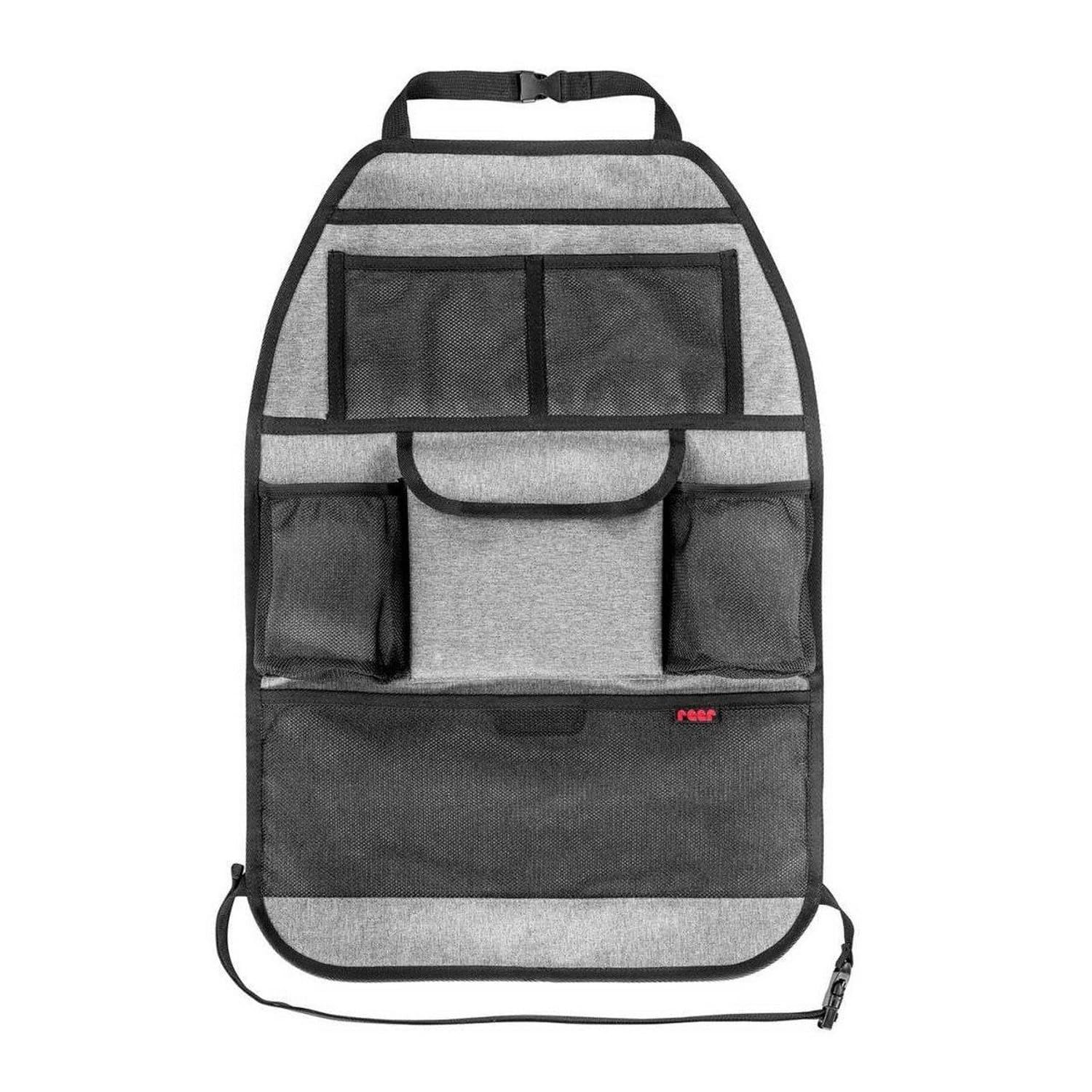 🚗👶 Reer Autorücksitz-Organizer TravelKid Tidy | Autositz-Organizer für Kinder | Grau Single Angebot bei HelloDeals