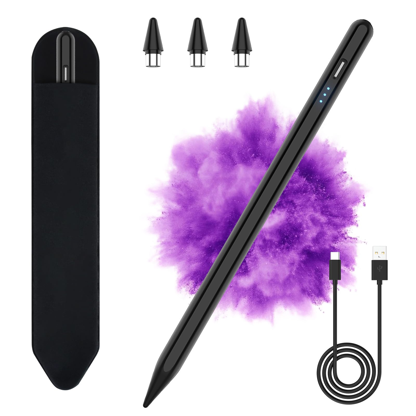 🖊 Tablet Stift für Android Stylus Pen für Samsung/Huawei/Lenovo/Vivo/Mi Tablets & Handys (Schwarz) Angebot bei HelloDeals