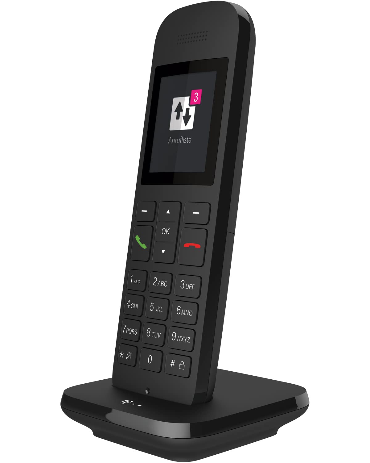 📞 Telekom Speedphone 12 mit Ladeschale Schwarz DECT Telefon schnurlos 2" LCD-TFT 📱 Angebot bei HelloDeals