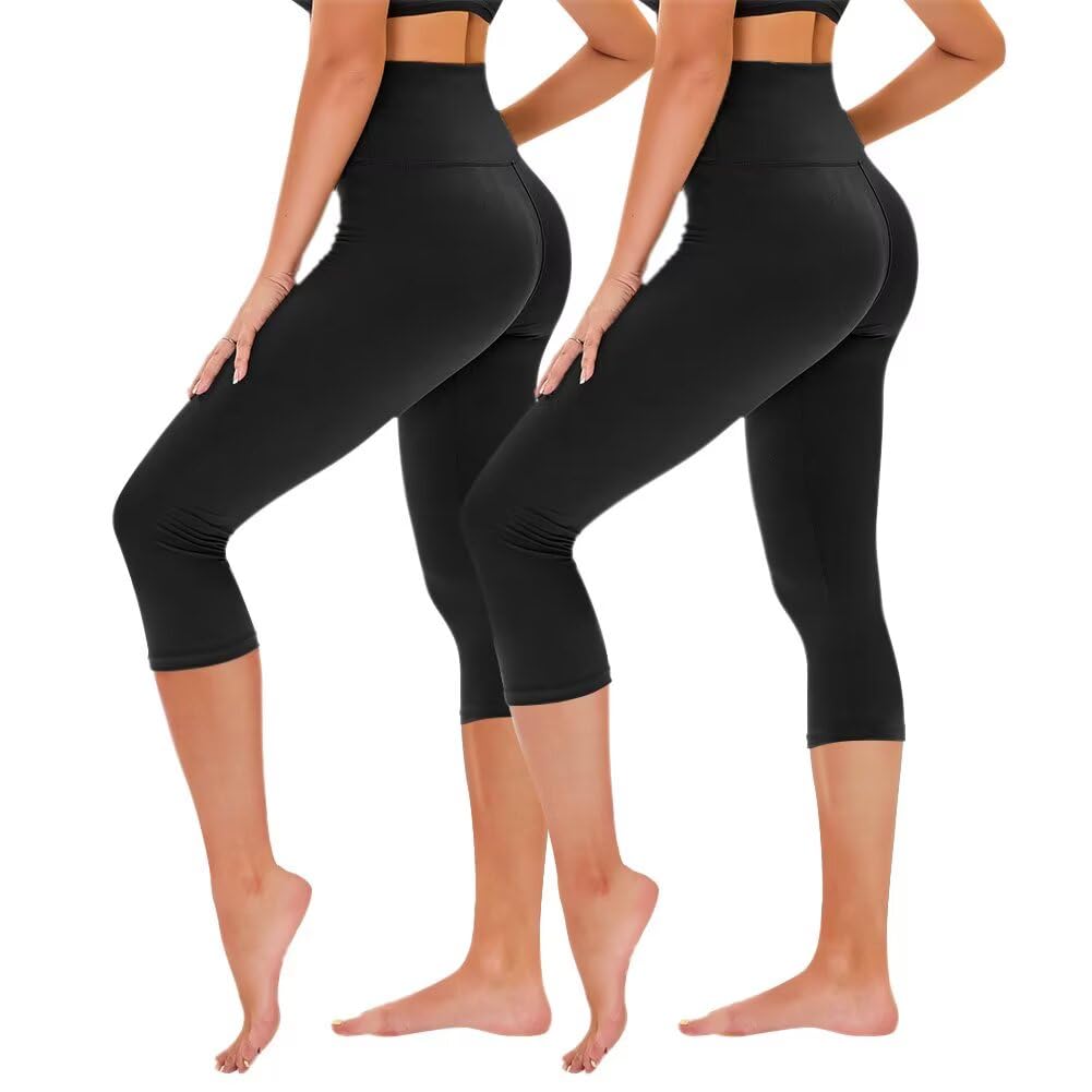 TNNZEET 3/4 Leggings Damen Capri Leggins für Sport 👖 Angebot bei HelloDeals