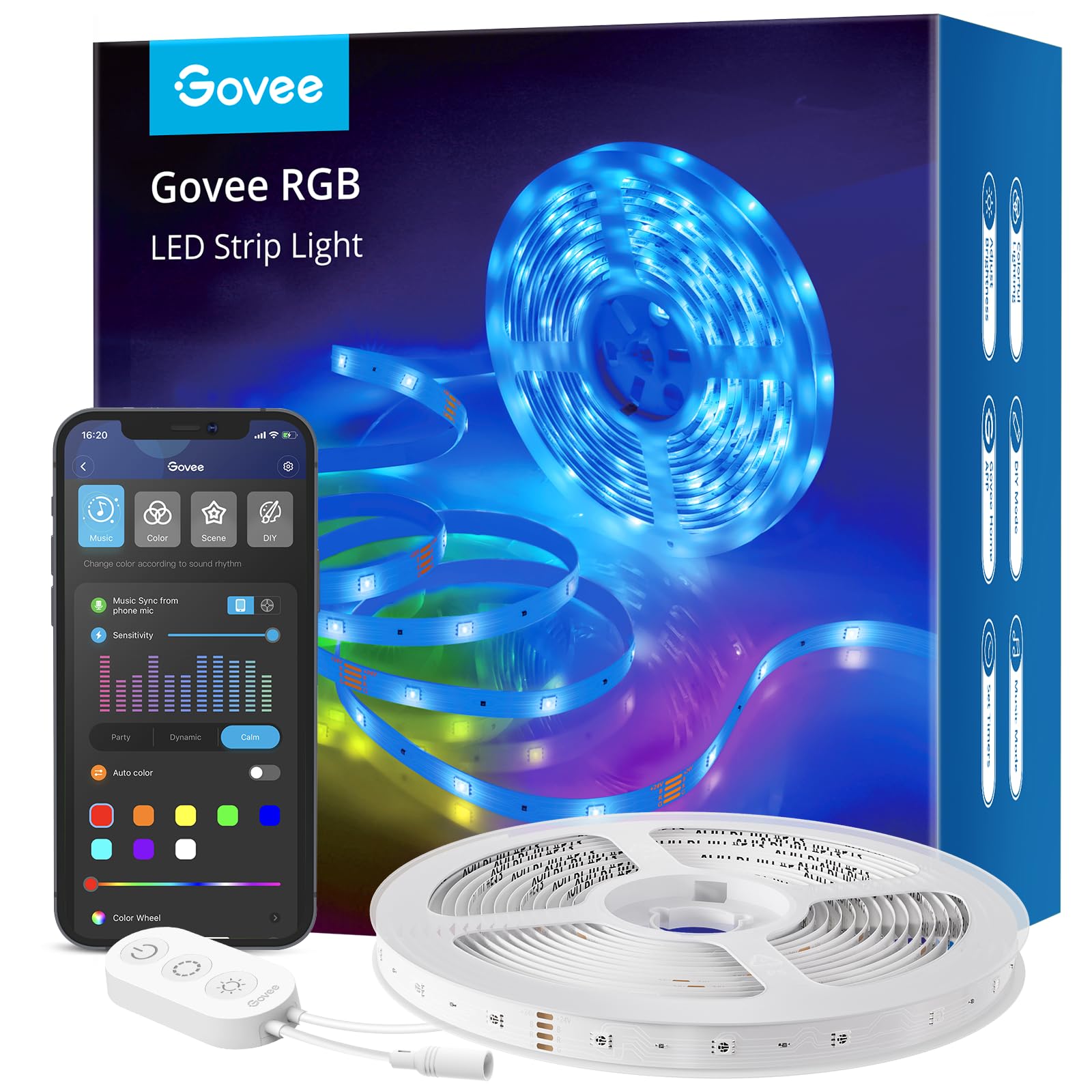 🌟 Angebot: Govee WiFi LED Strip 5m 🌈🎶🤖 Angebot bei HelloDeals