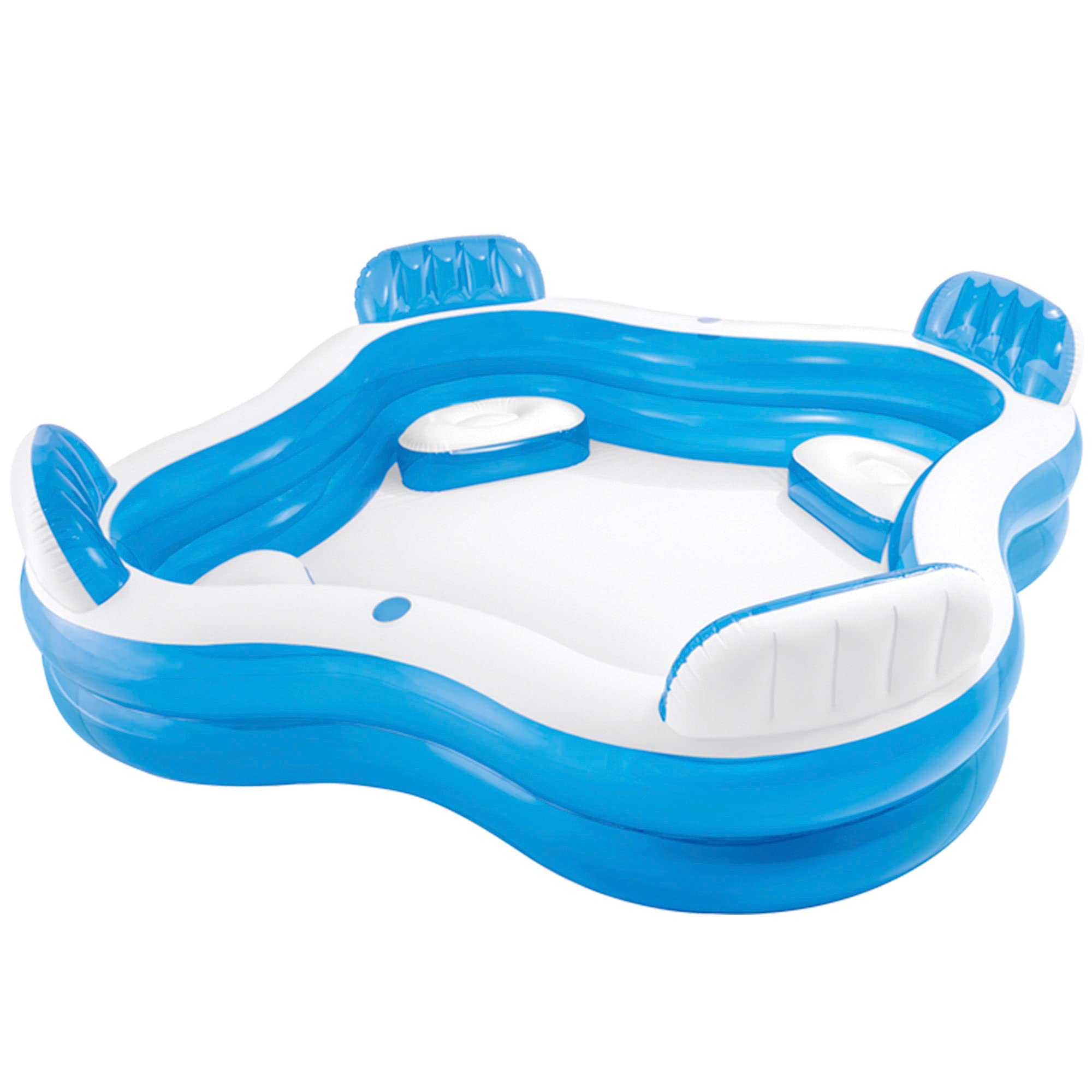 🌊🏊♂️ Angebot: Intex 56475NP - Aufblasbarer Familienpool Quadratisch mit Vier Sitzen 🏊♀️🌈 Angebot bei HelloDeals