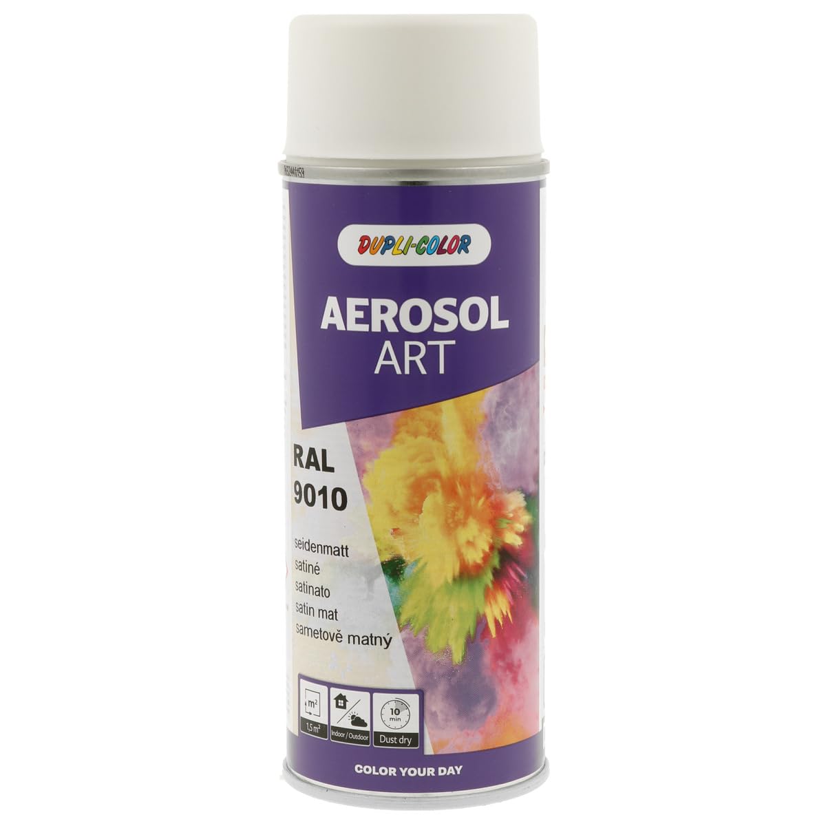 🎨 Dupli-Color 655821 AEROSOL ART RAL 9010 Reinweiß Seidenmatt 400 ml 🎨 Angebot bei HelloDeals