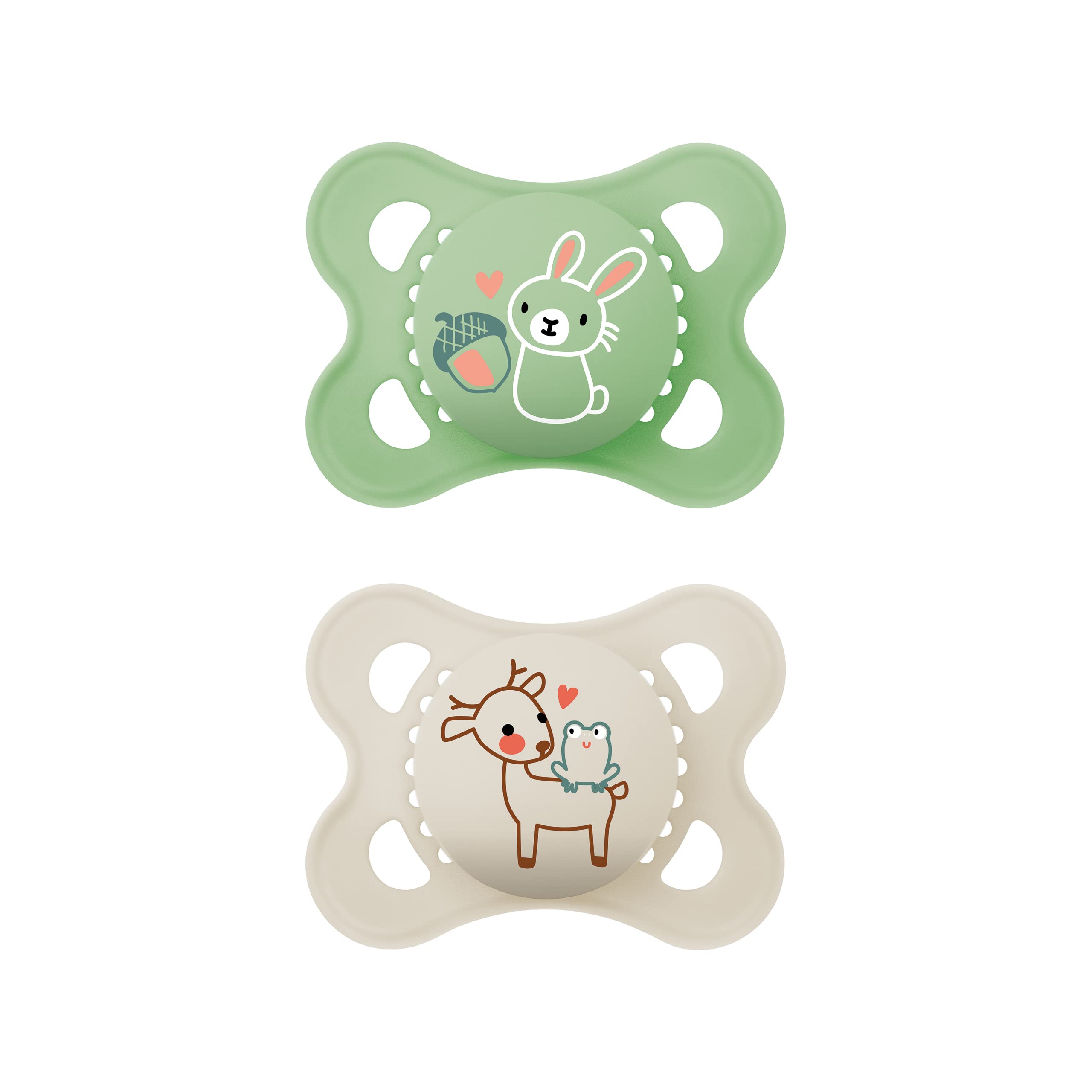 👶🐰🦌 MAM Original Schnuller im 2er-Set | Zahnfreundlich & Nachhaltig Angebot bei HelloDeals