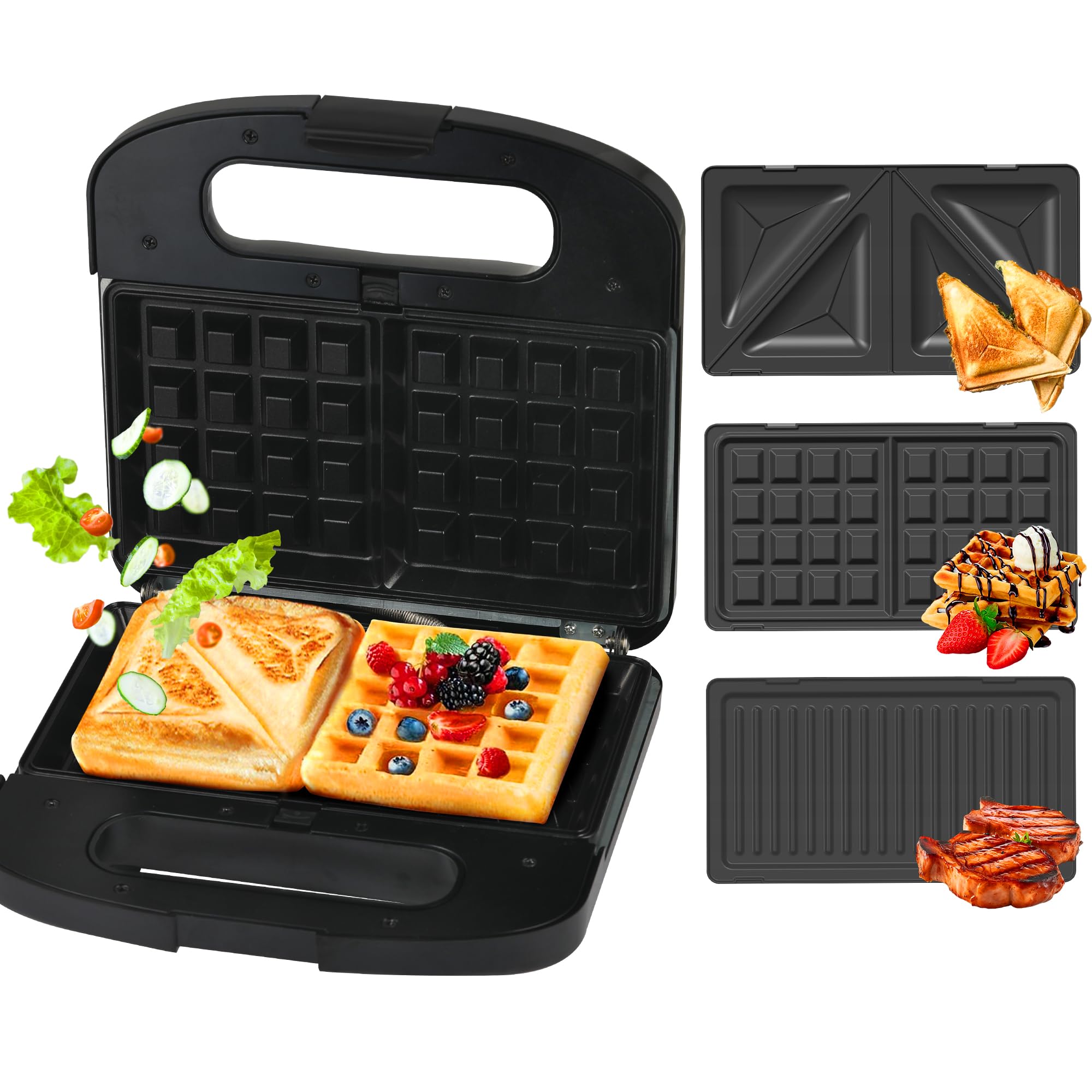 🥪🥪🥪 Extralink Sandwichmaker 3-in-1 Toaster, Grill und Waffeleisen 🥪🥪🥪 Angebot bei HelloDeals
