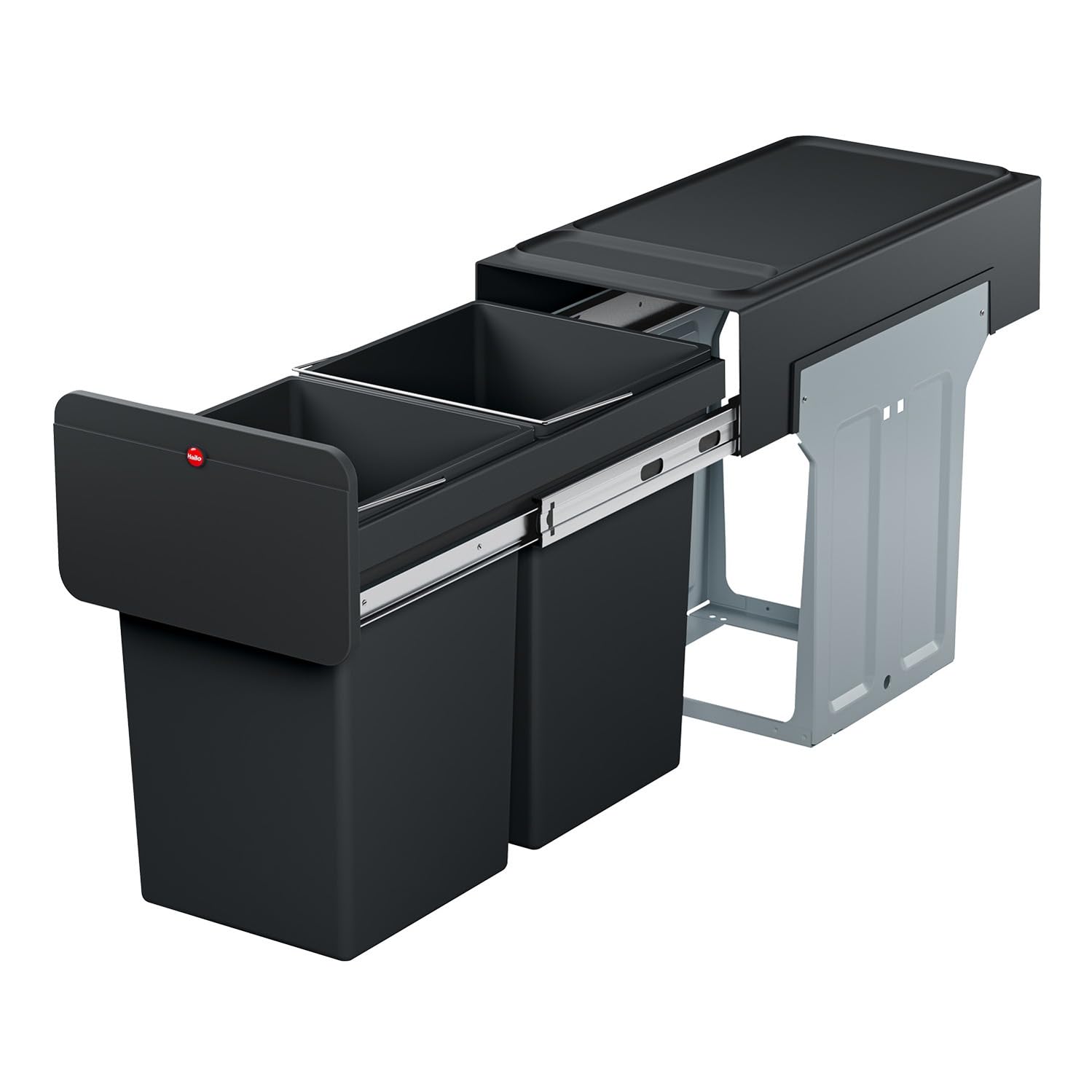 🗑️ Hailo EcoLine Design Duo L Einbau-Mülltrennungs-System 🗑️ Angebot bei HelloDeals