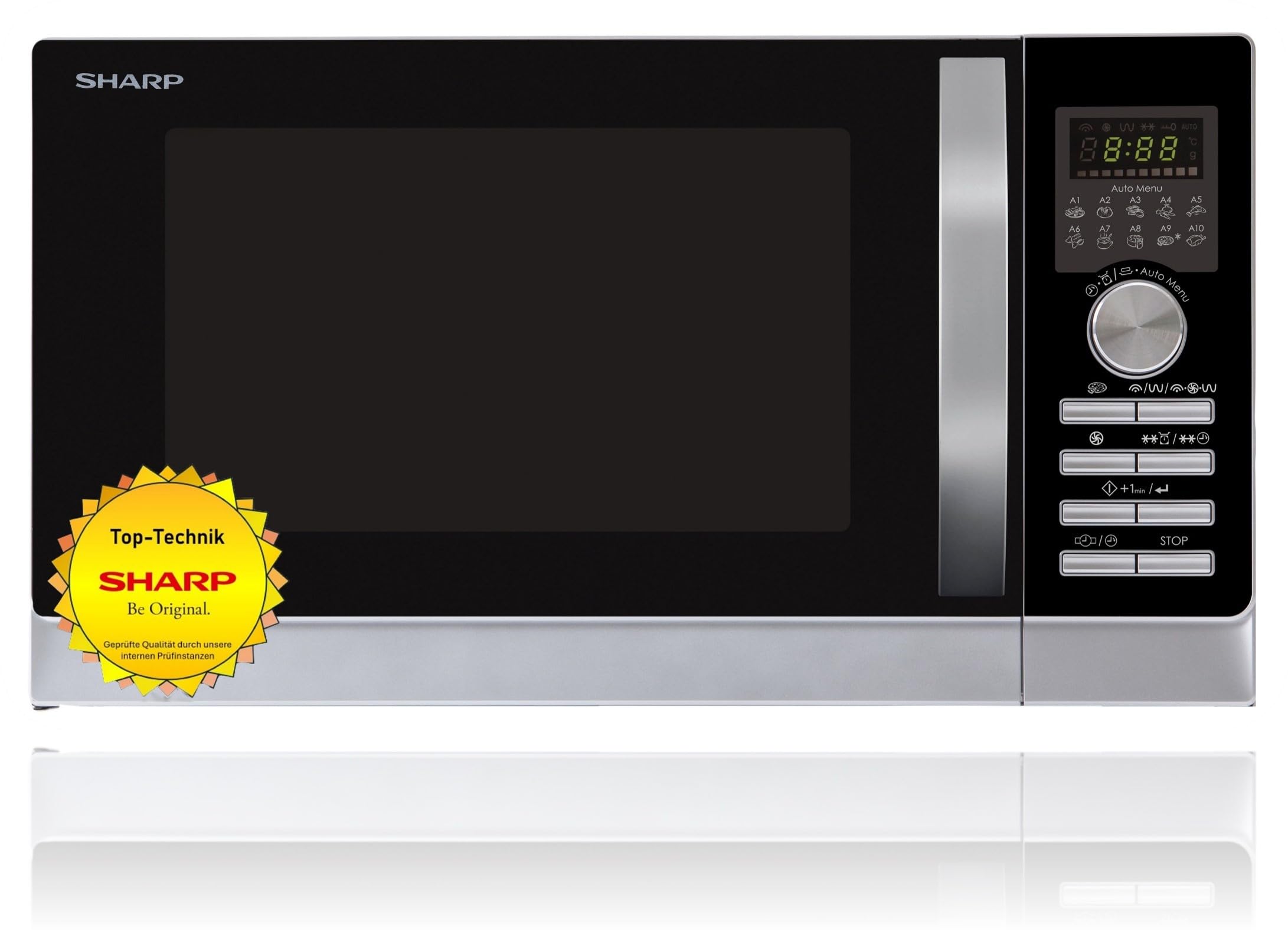 🔥 Angebot: Sharp Mikrowelle mit Grill und Heißluft 25L 4-in-1 🍕 Angebot bei HelloDeals