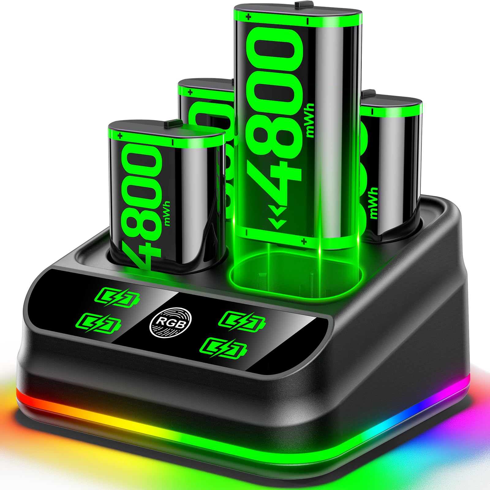 🎮 Xbox Ladestation mit 4x4800mWh Xbox Akku 🕹️ Angebot bei HelloDeals