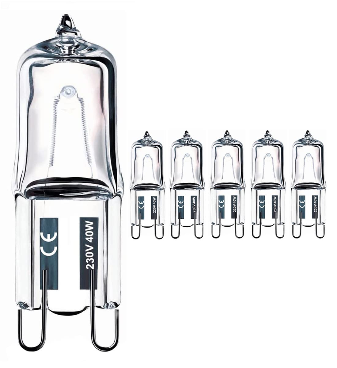 Vinaco Halogen G9 40W, /5er Pack G9 Halogenbirne 40 Watt 🌟🔆 Angebot bei HelloDeals