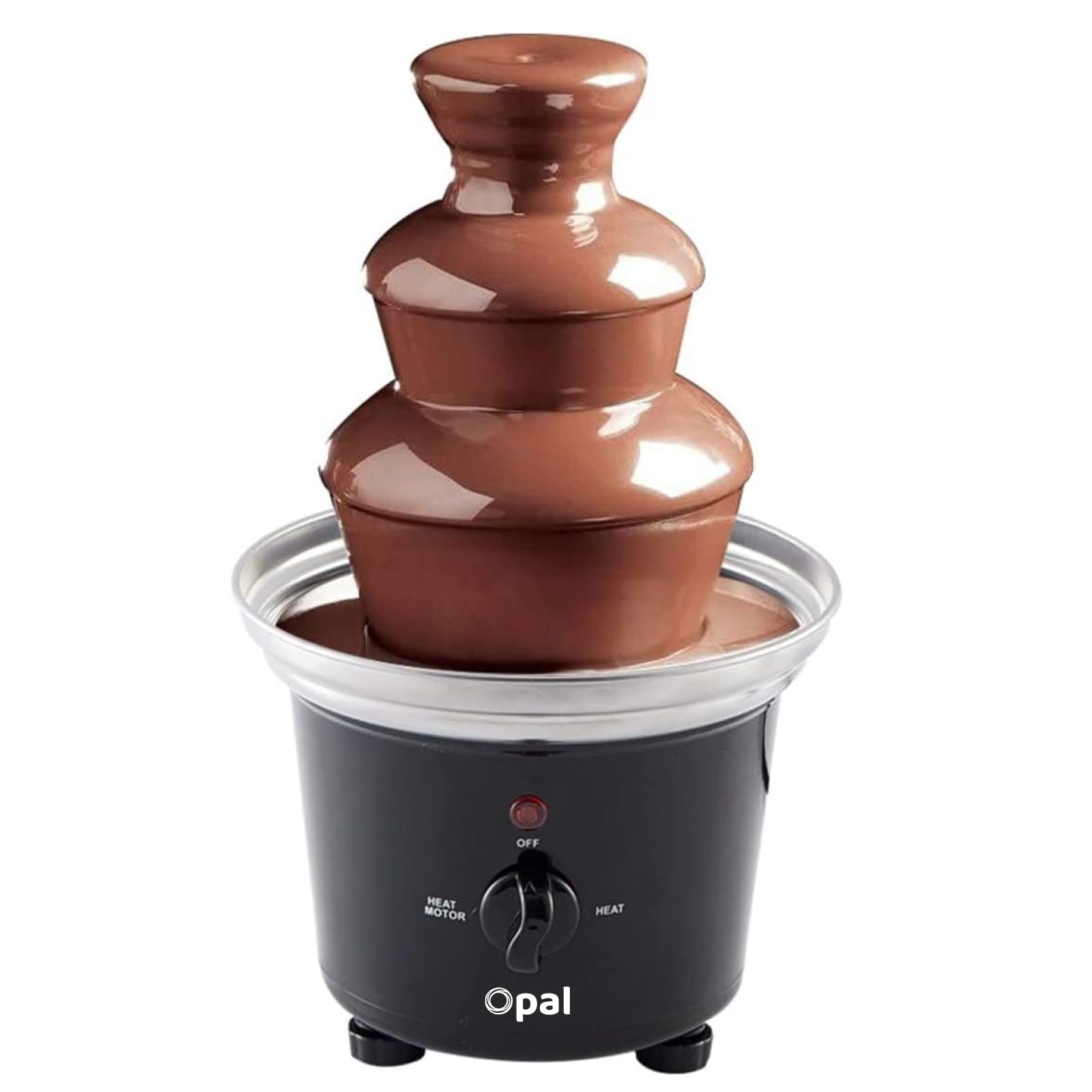 Opal-Schokoladenbrunnen 3-Tier Edelstahl-Brunnen-Set 🍫🎉 Angebot bei HelloDeals