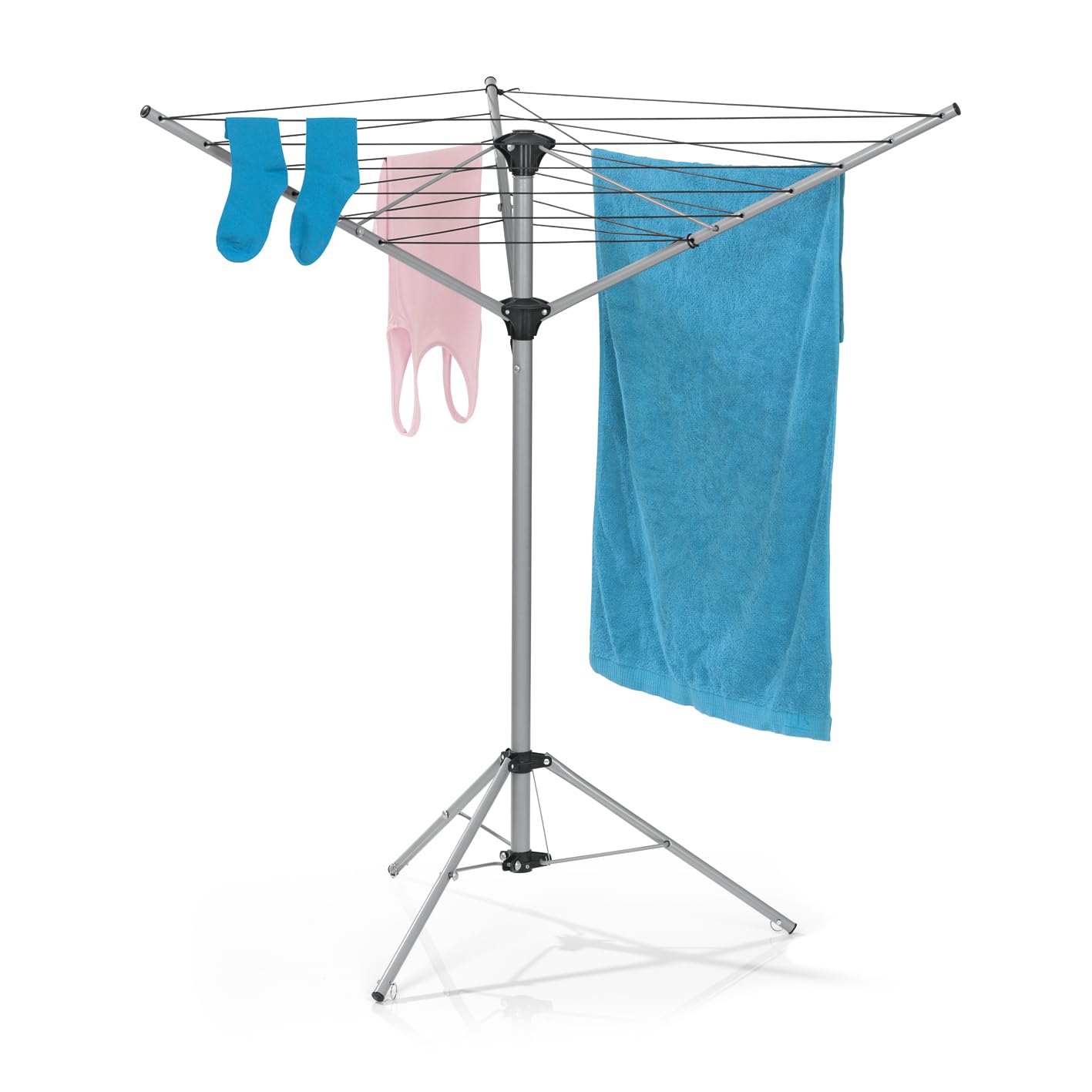 🌞 Reduzierter Preis! EASYmaxx Wäschespinne - Zusammenklappbarer Wäscheständer 🌞 Angebot bei HelloDeals