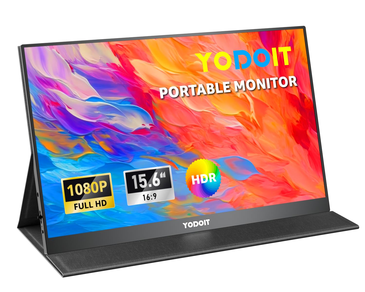 Yodoit Tragbarer Monitor 15,6 Zoll FHD Schwarz 🖥️🎮📺 Angebot bei HelloDeals