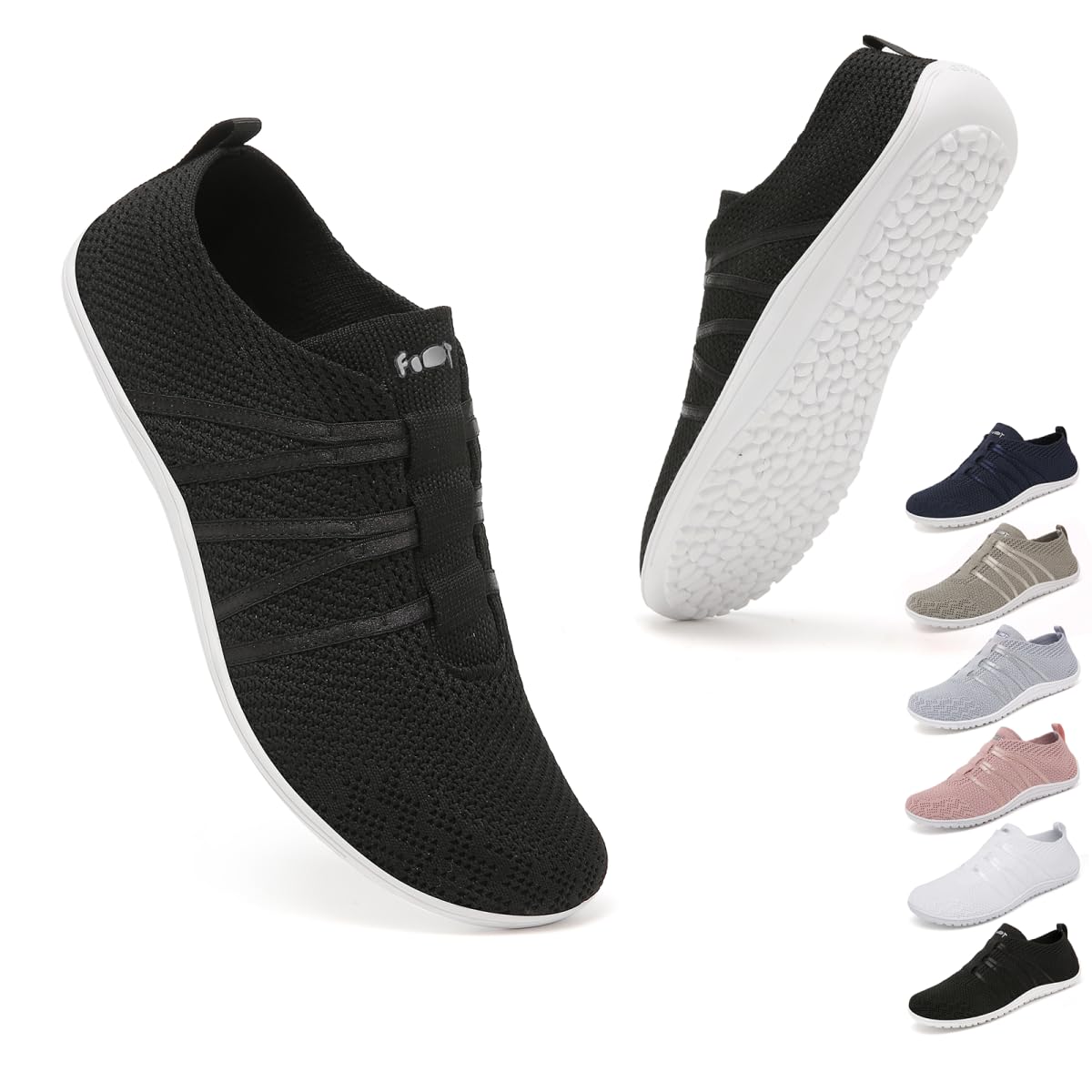 👟 Geweo Barfußschuhe Damen Herren Laufschuhe 40 EU Schwarz Angebot bei HelloDeals