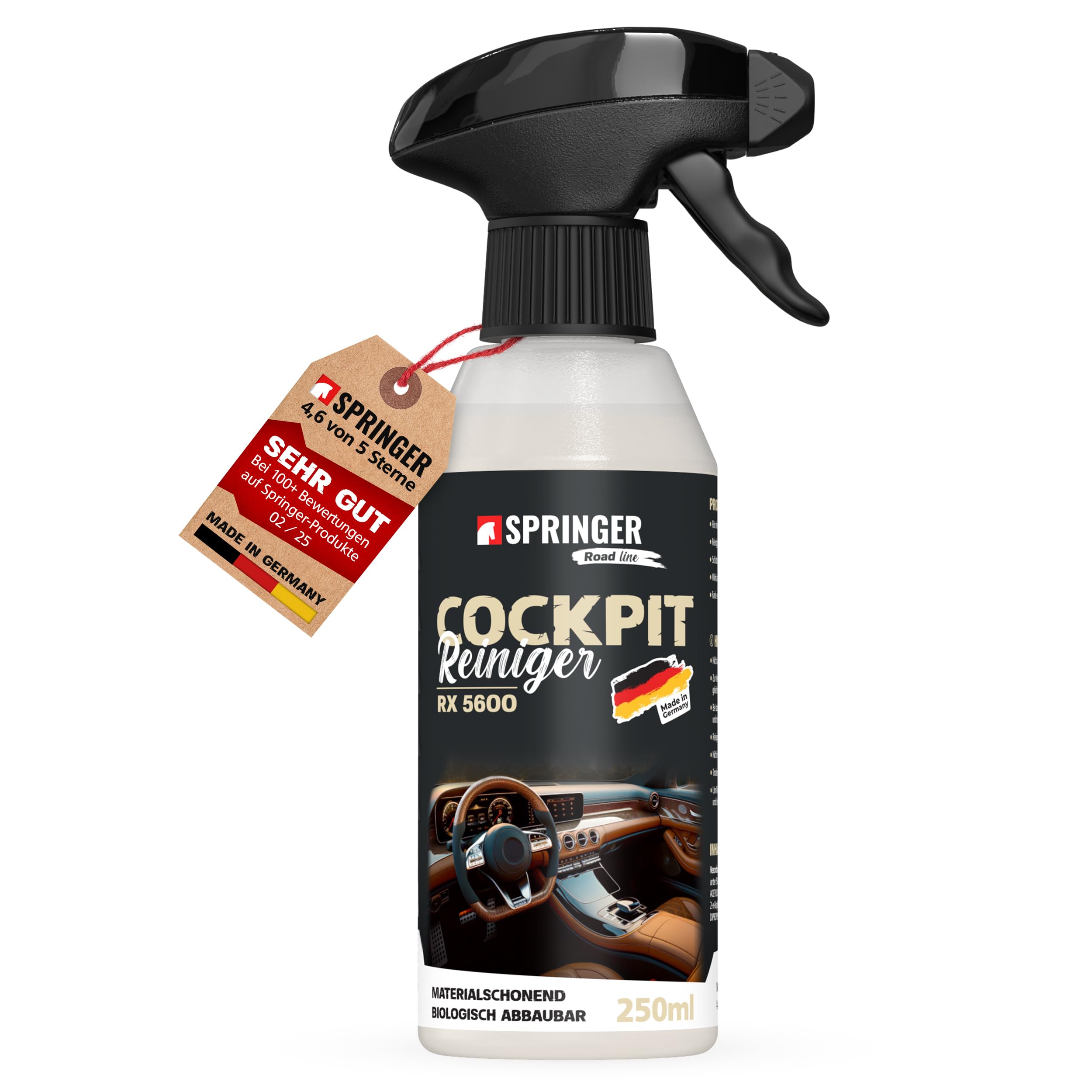 🚗 SPRINGER RX5600 Cockpit-Reiniger 250 ml 🇩🇪 Angebot bei HelloDeals