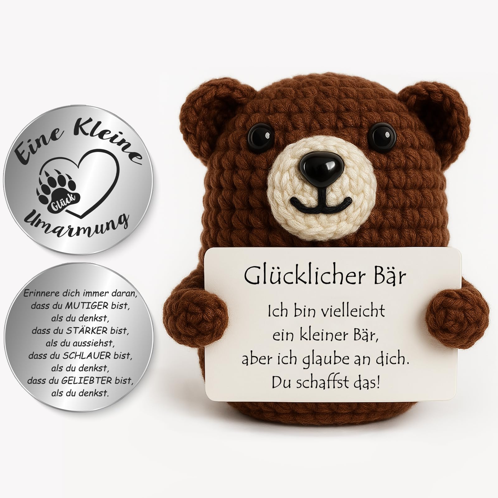 Tixlux Pocket Hug Glücklicher Bär und Umarmung Glücksbringer 🐻😊 Angebot bei HelloDeals