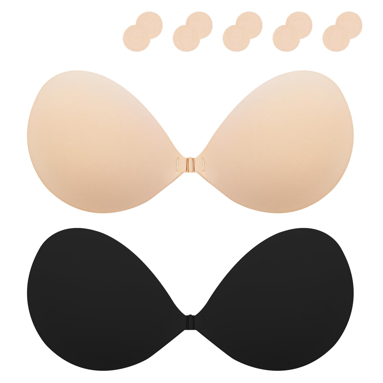 🌟 Klebe BH Push up Ohne Träger Unsichtbarer Trägerloser BH Sticky Bra 🌟 Angebot bei HelloDeals