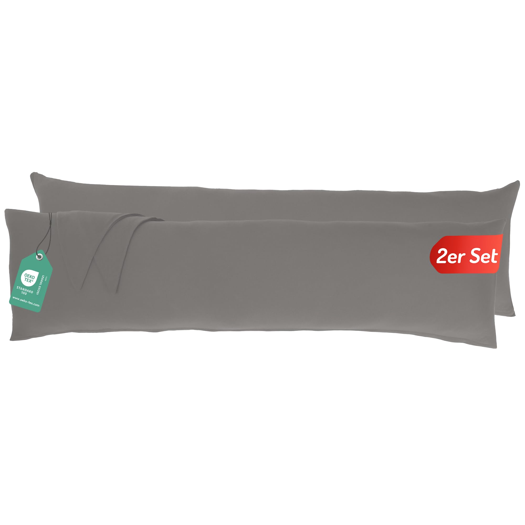 🌟 Angebot: Livessa Seitenschläferkissen Bezug 40 x 145 (2er Set) 🌙 Angebot bei HelloDeals