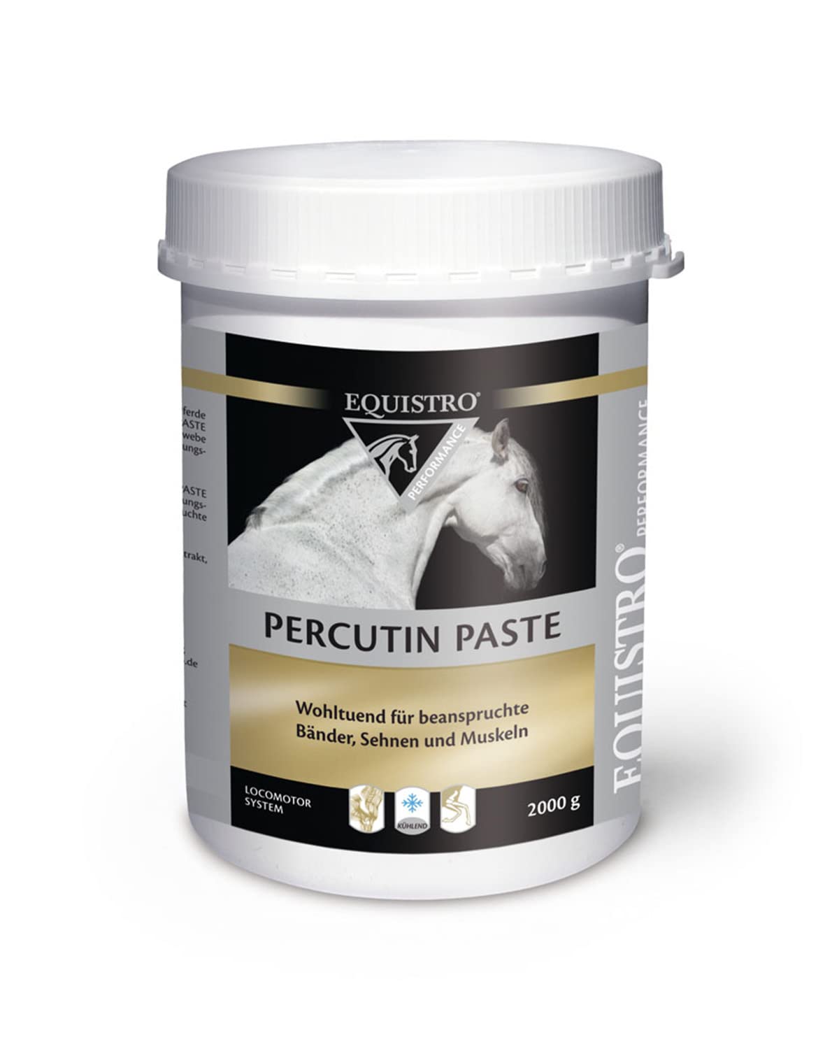 EQUISTRO® Percutin Paste für Pferde 🐴 | Normalisiert Flüssigkeitsverteilung & Erholung von Sportverletzungen | 2.000g Angebot bei HelloDeals