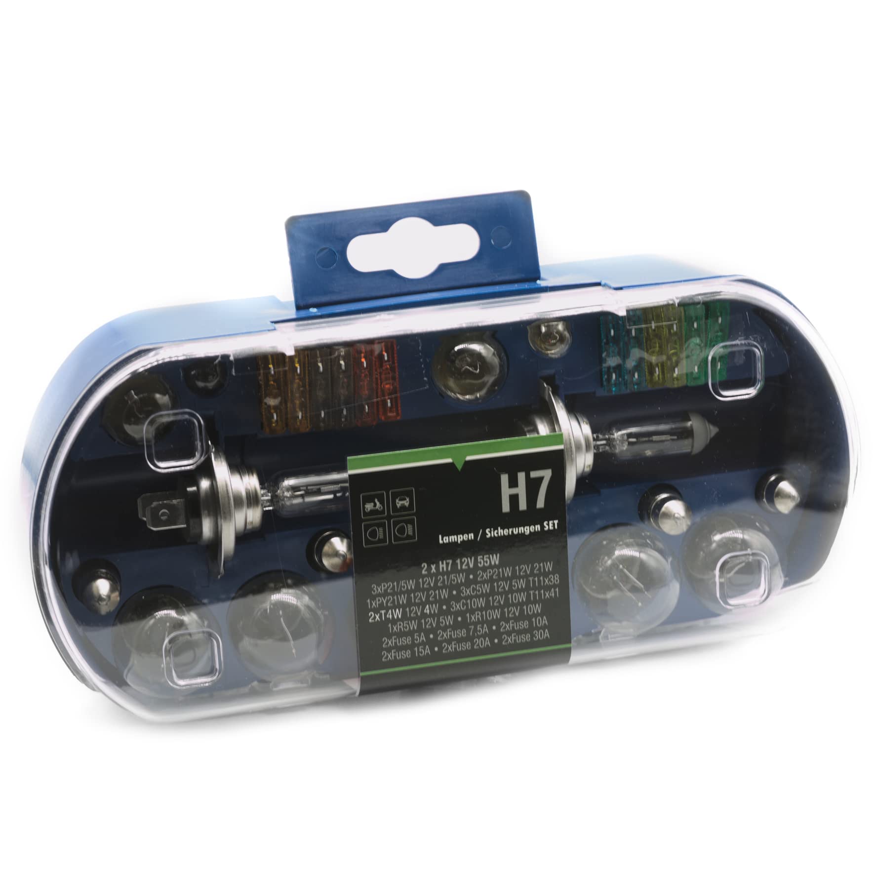 LIGHTWORLD24 PKW H7 Beleuchtung Sicherungen Set 12V 30 tlg. Auto Lampen Birnen 🚗💡🔧 Angebot bei HelloDeals