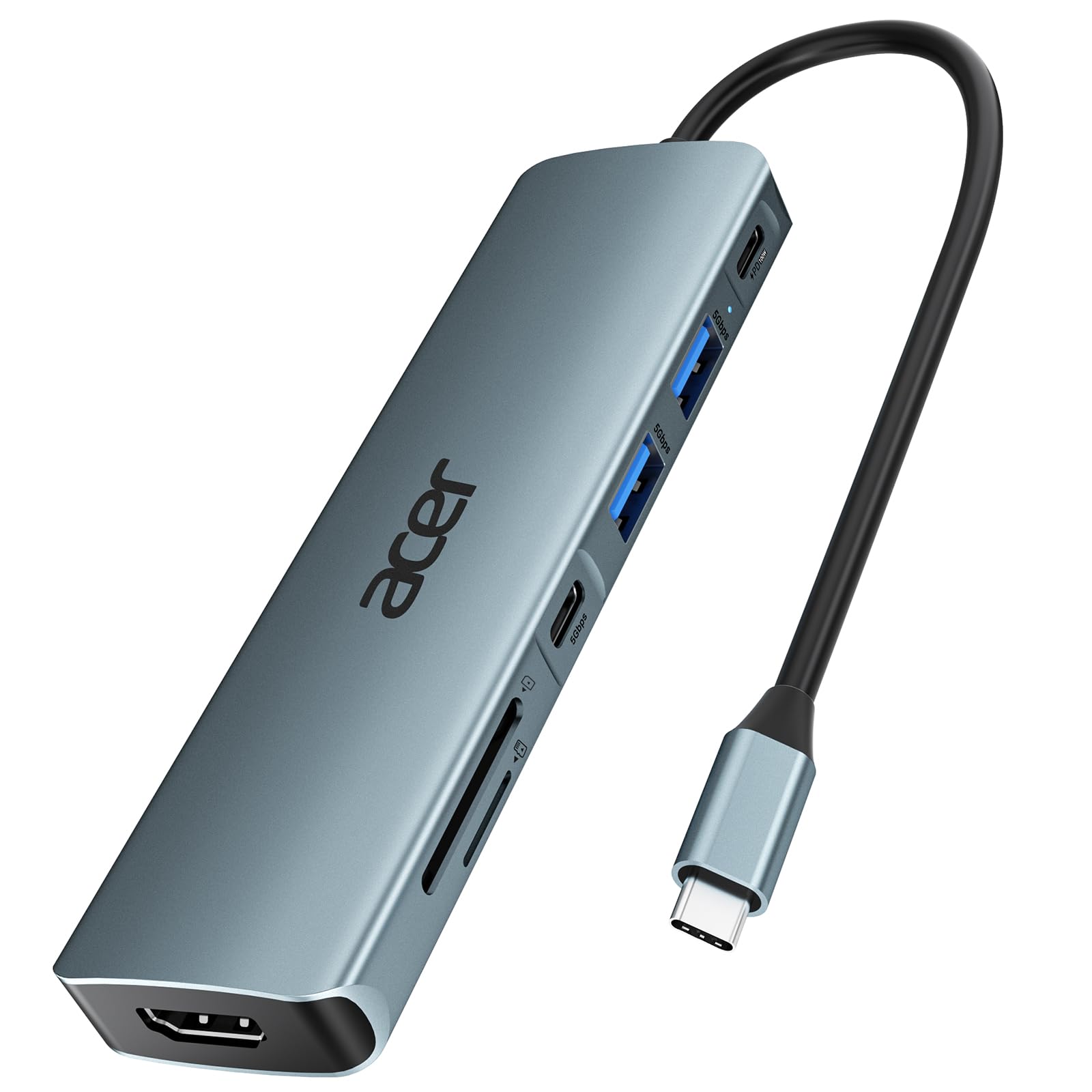 Acer USB C Hub 7IN1 Multiport Adapter 🚀 Angebot bei HelloDeals