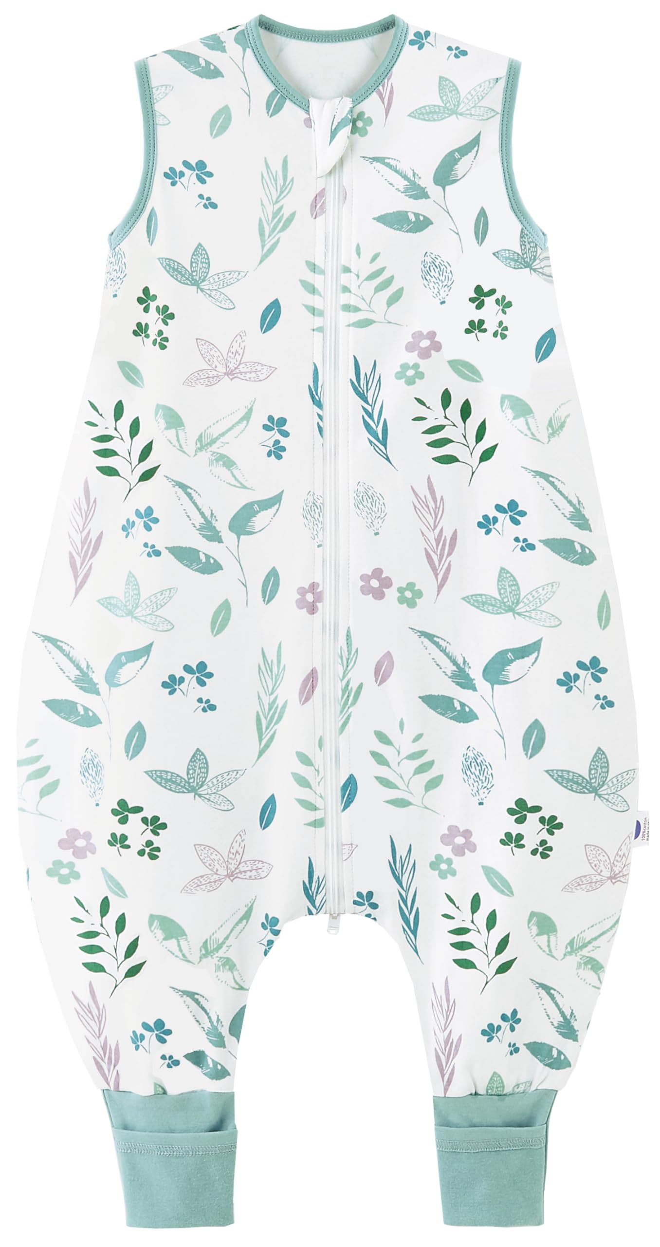 Chilsuessy Baby Sommerschlafsack mit Füßen 0.5 Tog Kleine Kinder Schlafsack mit Beinen Unwattiert 100% Baumwolle Angebot bei HelloDeals