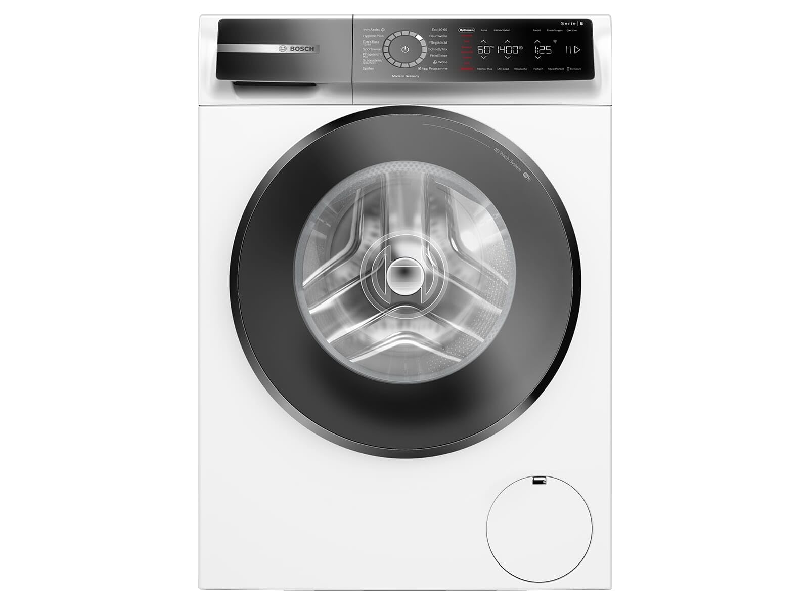 Bosch WGB244040 Serie 8 Smarte Waschmaschine 🌟 4D Wash System & Iron Assist Dampf 💧 Angebot bei HelloDeals
