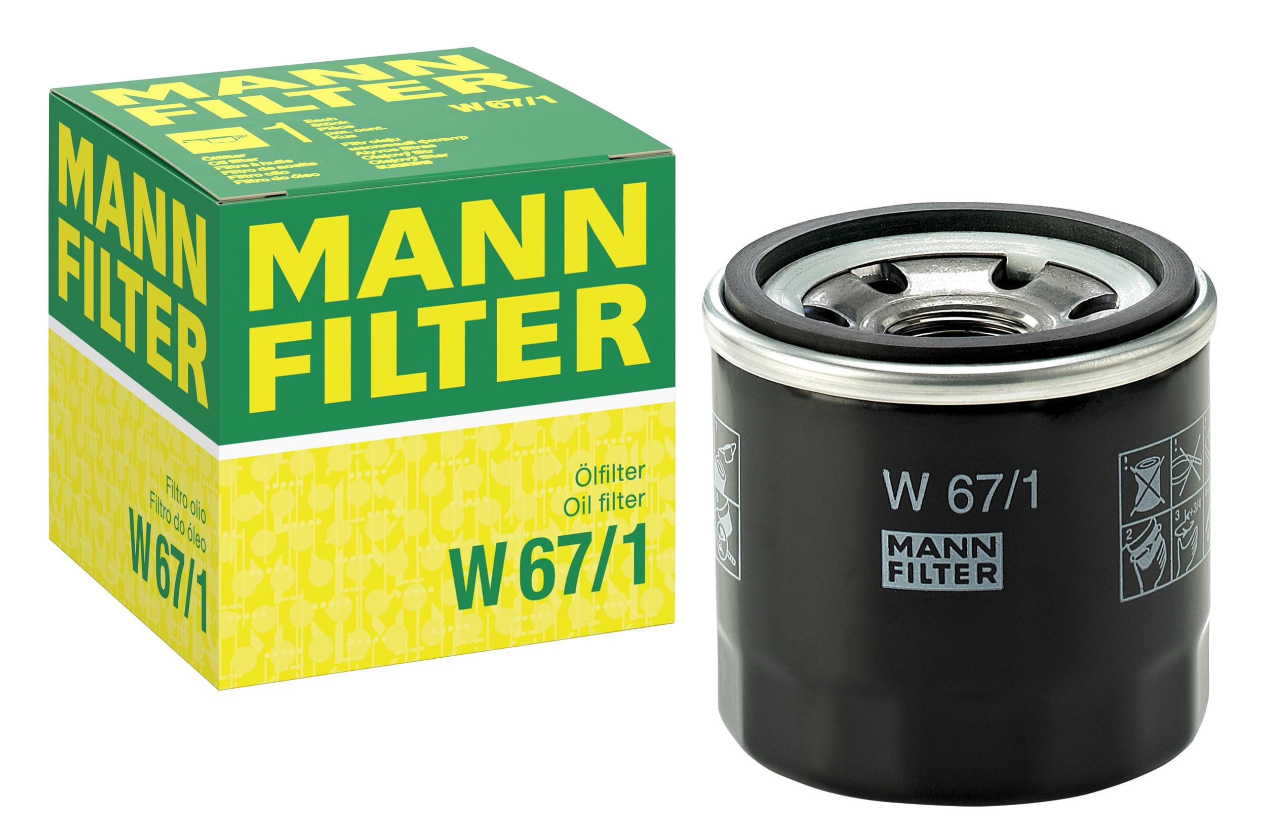 🔥 ANGEBOT: MANN-FILTER W 67/1 Ölfilter für Pkw + Transporter 🚗🚚 Angebot bei HelloDeals