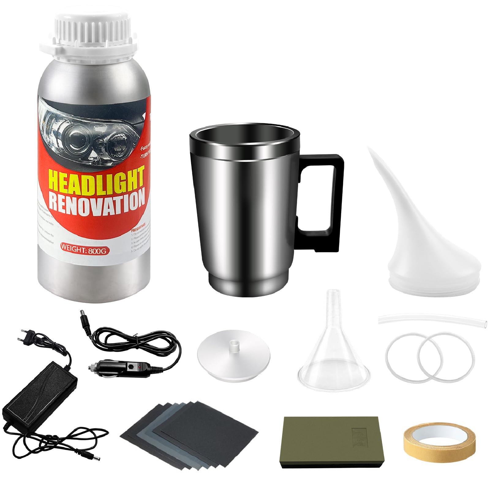 Yanxinanty Auto Scheinwerfer Aufbereitung Set 🚗💡 Angebot bei HelloDeals