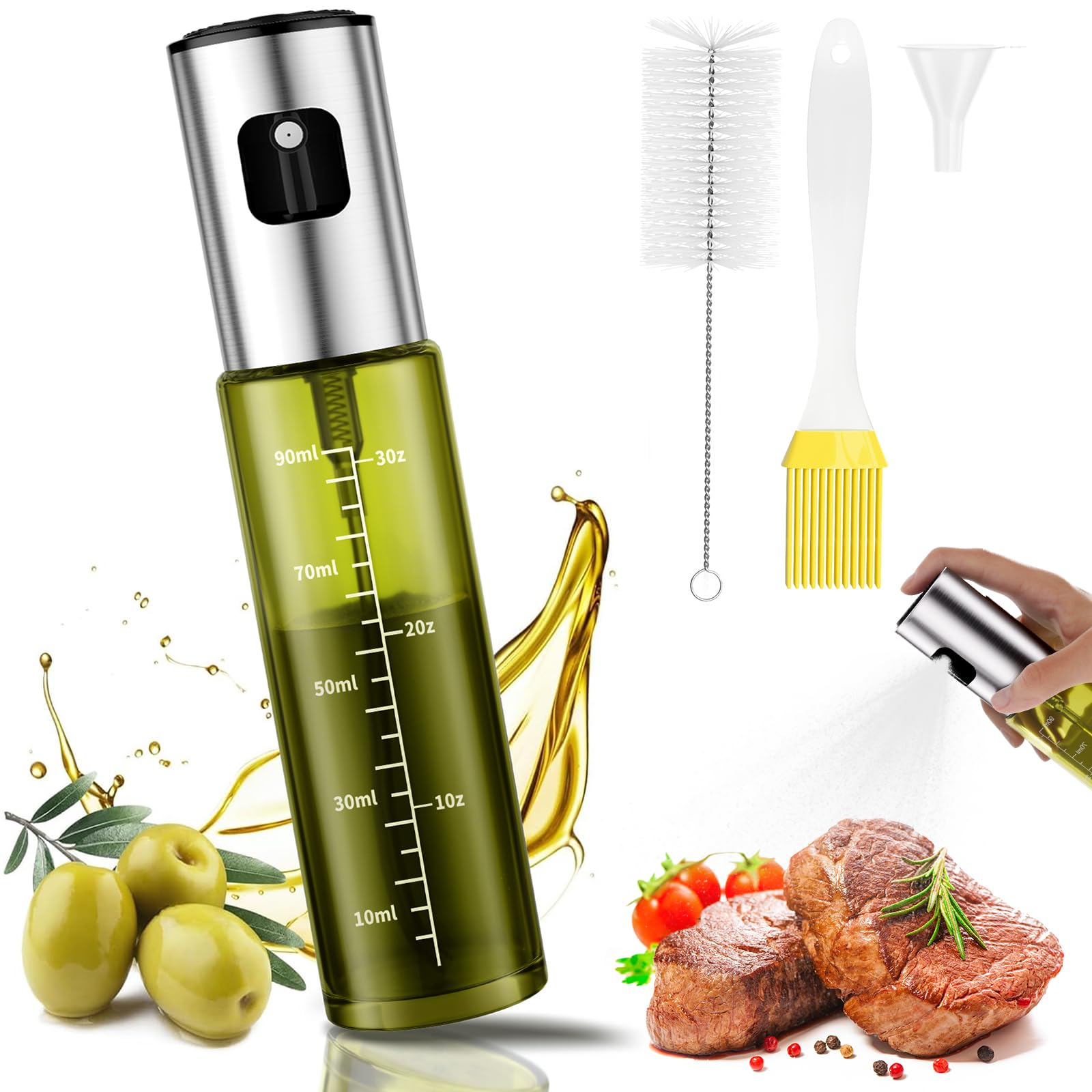 BETA NOBLE〖Verstärkte〗Ölsprüher zum Kochen - Nur 9.97€ mit kostenlosem Versand! Angebot bei HelloDeals