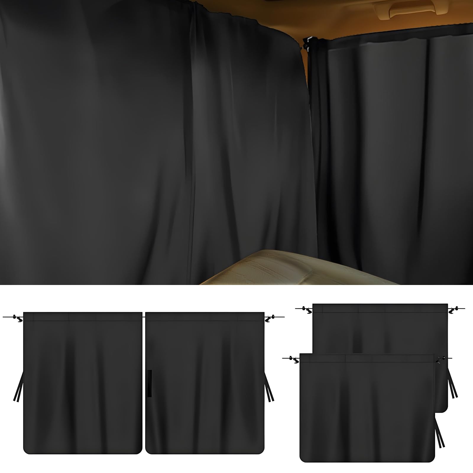 🌞🚗 HIAHXC 3 Stück Auto Fenster Sonnenschutz 🚗🌞 Angebot bei HelloDeals