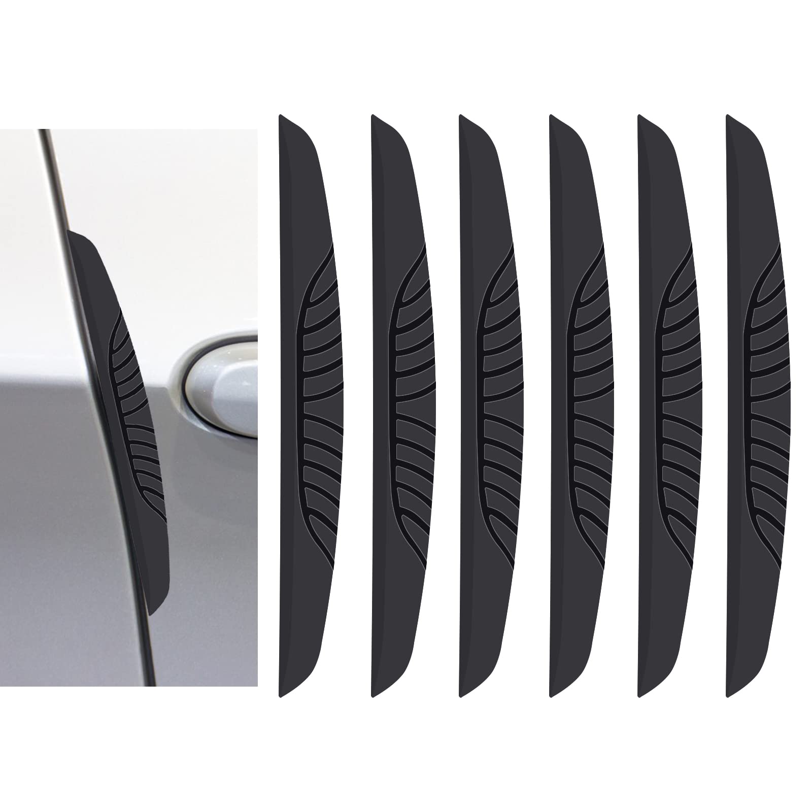 Hochwertiger Türkantenschutz Autotür Kantenschutz Auto Schwarz Gummi Türkantenschoner 🚗 Angebot bei HelloDeals