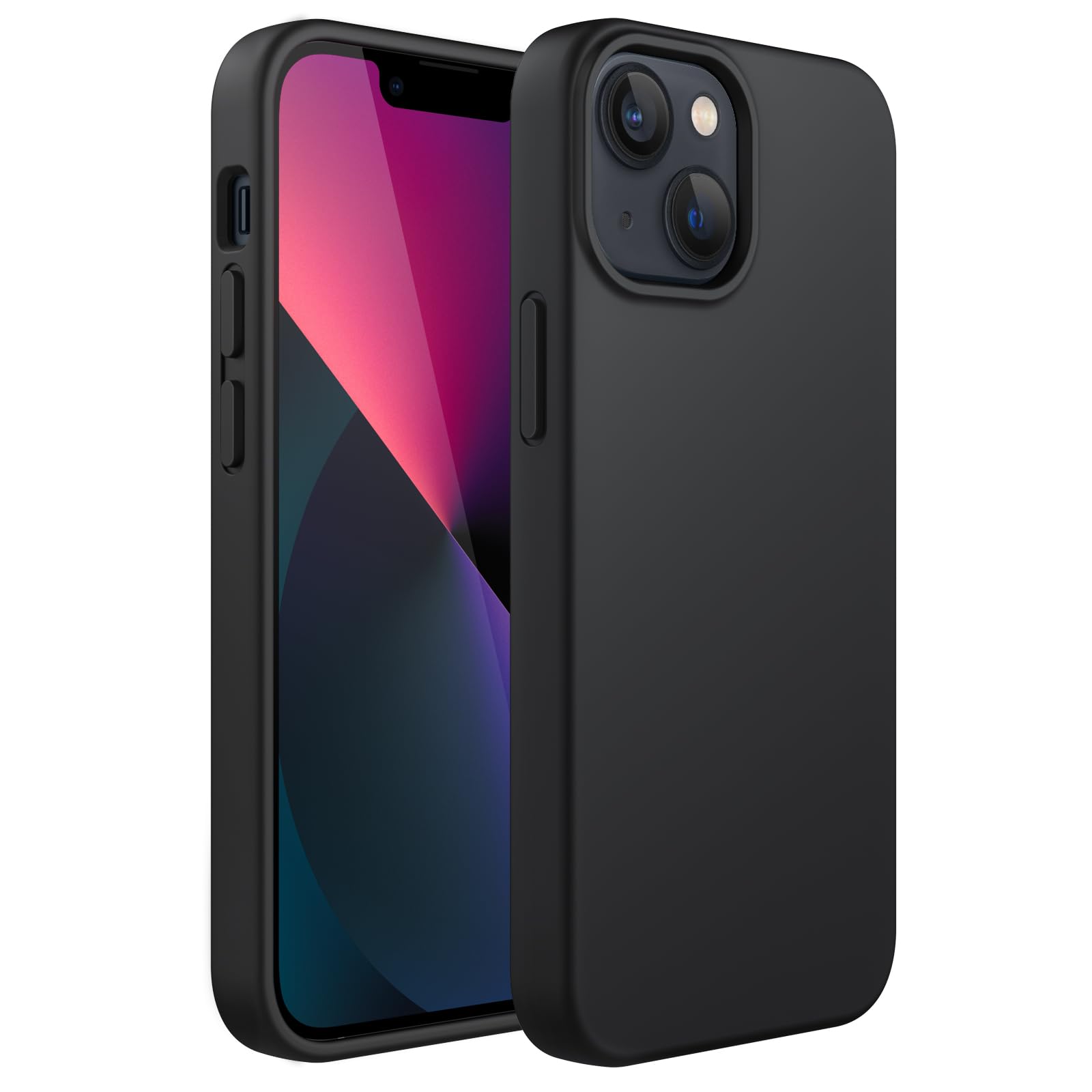 📱 JETech Silikon Hülle für iPhone 13 6,1 Zoll mit Ganzkörperschutz in Schwarz! Angebot bei HelloDeals