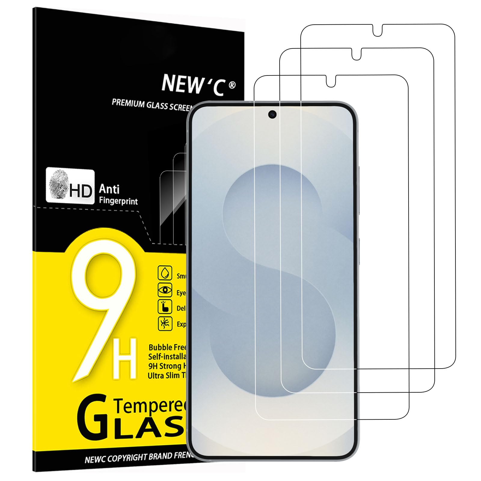 📱🔥 NEU'C 3 Stück Panzerglas für Samsung Galaxy S25 6,2 Zoll 🛡️ Angebot bei HelloDeals