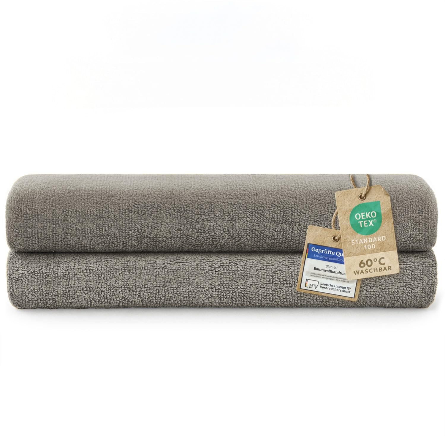 Blumtal Premium Frottier Handtücher Set 2 teilig 100% Baumwolle 🛁🌟 Angebot bei HelloDeals