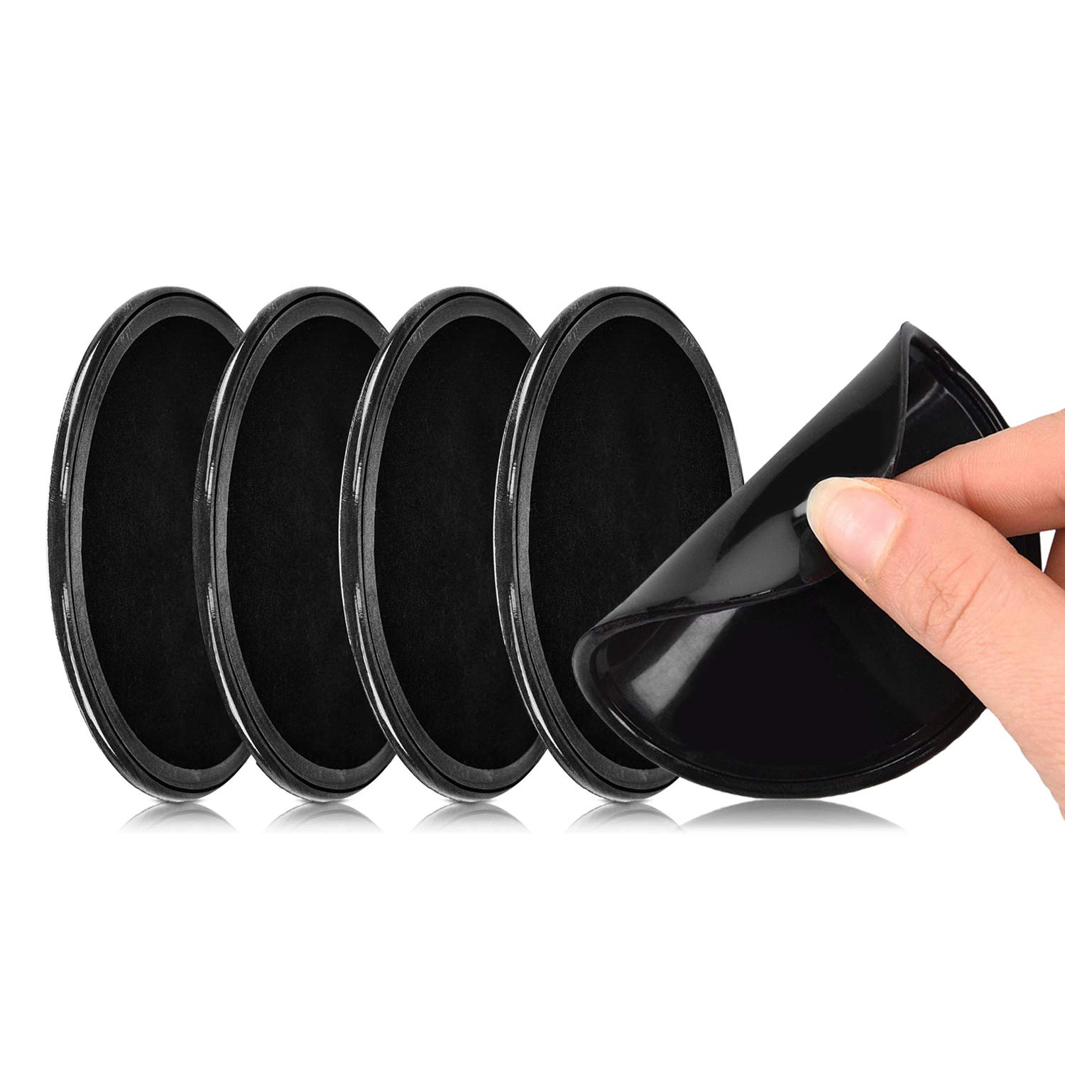 🚗📱 5 Stück Anti Rutsch Pad Auto - Waschbare Antirutschmatte für Handy Armaturenbrett Angebot bei HelloDeals