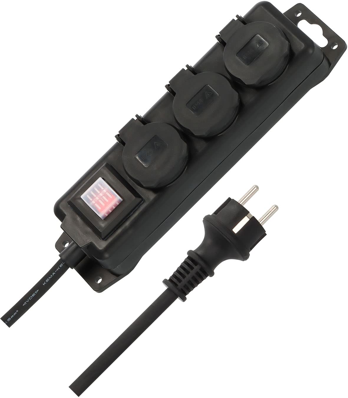 🔌🌿 Brennenstuhl Steckdosenverteiler IP44 3-Fach für den Außenbereich Angebot bei HelloDeals