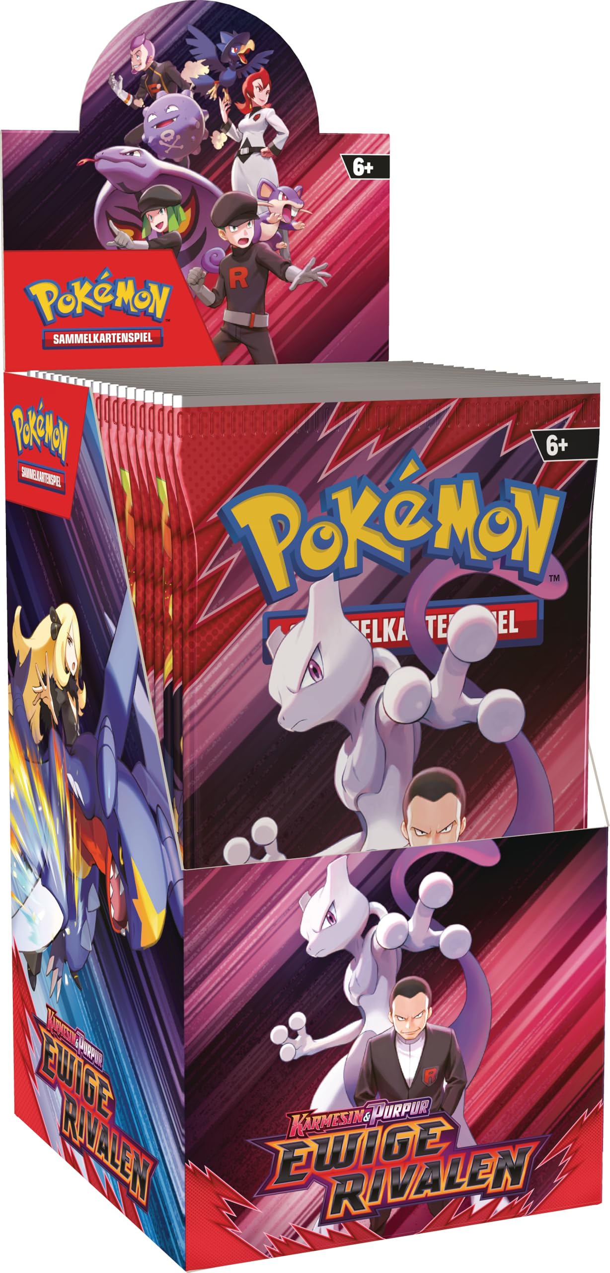 Pokémon-Sammelkartenspiel: Boosterpack-Display Karmesin & Purpur – Ewige Rivalen (18 Boosterpacks) 🃏🔥 Angebot bei HelloDeals