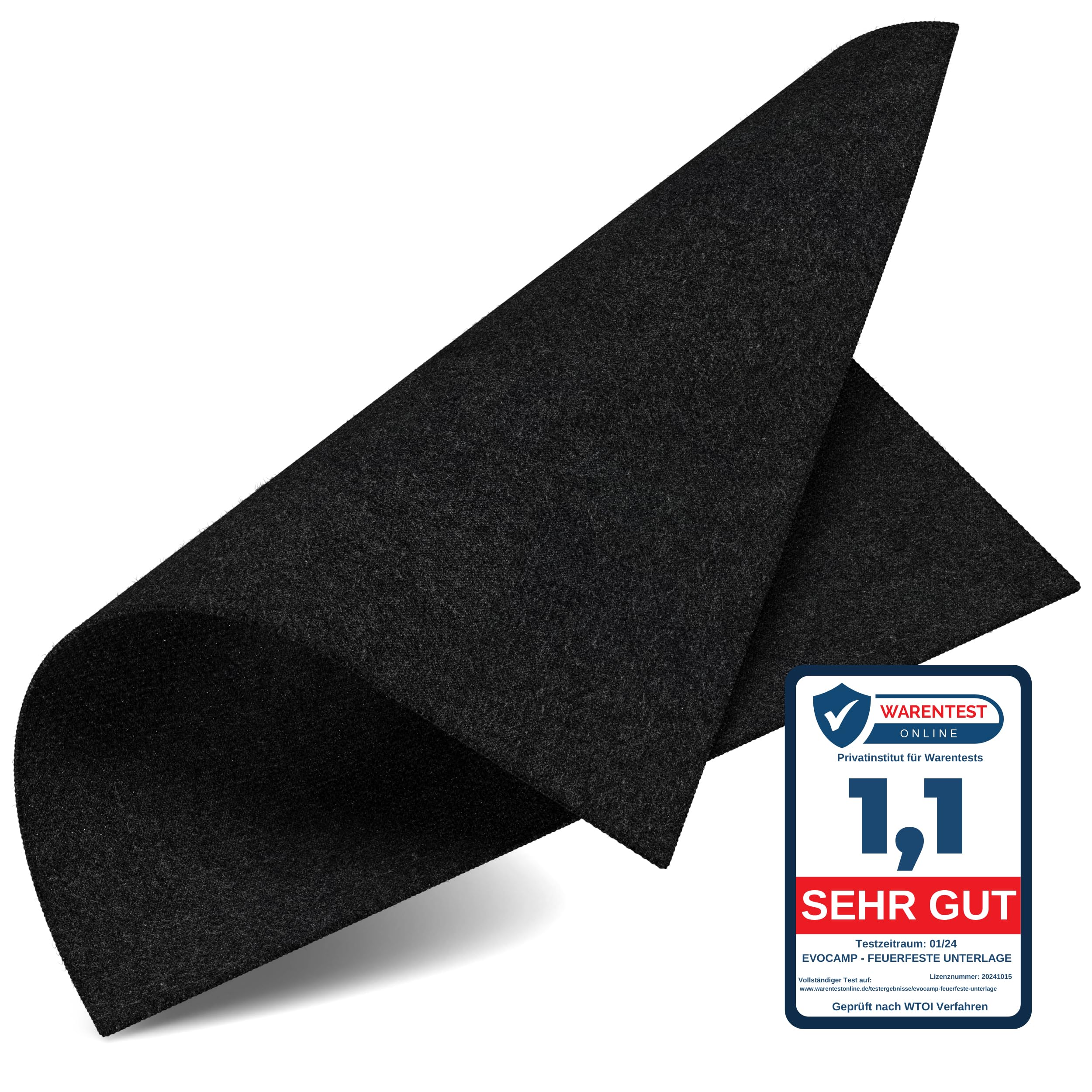 Feuerfeste Unterlage 30x30 cm 🔥 Hitzebeständig bis zu 982 °C Angebot bei HelloDeals