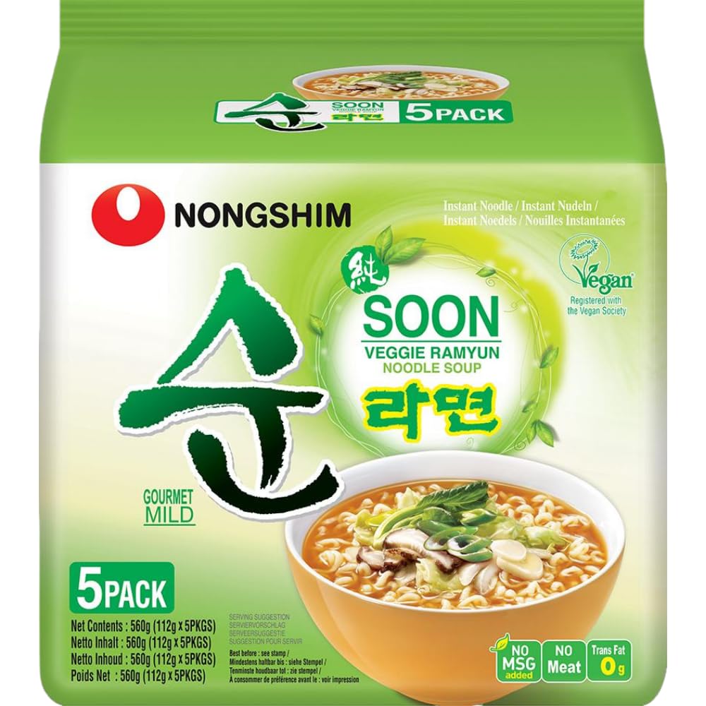 Angebot: Nong Shim Instantnudeln Soon Veggie Ramyun 🍜🥕 Angebot bei HelloDeals