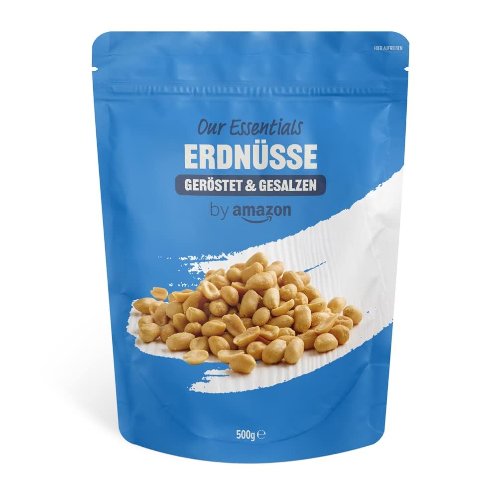 🥜 Super Deal: Amazon Erdnüsse geröstet & gesalzen, 500g 500 g (1er Pack) 🥜 Angebot bei HelloDeals