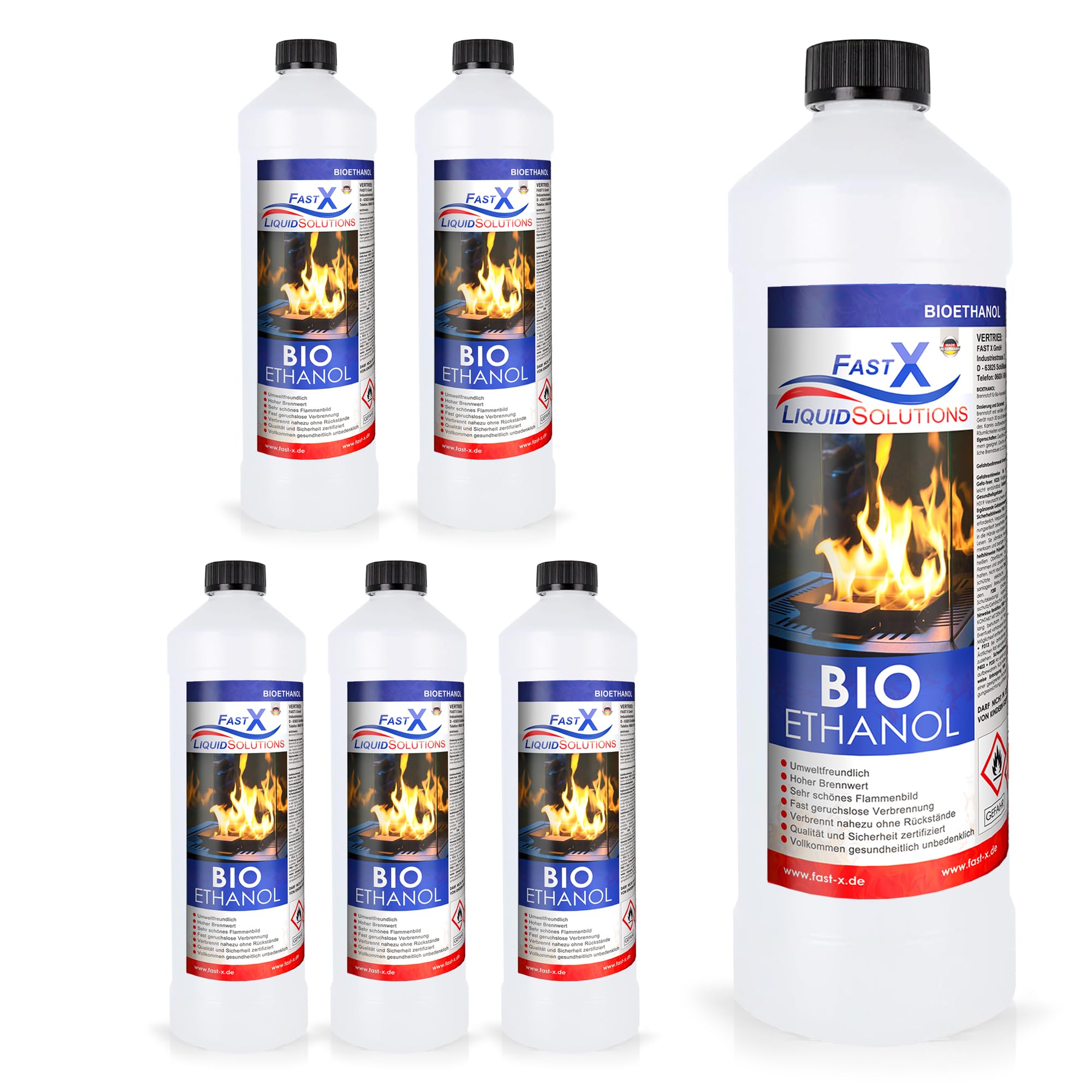 🔥 Angebote: Fast X Bio Ethanol 6x1L - 100% Natürlich & Umweltfreundlich! 🔥 Angebot bei HelloDeals