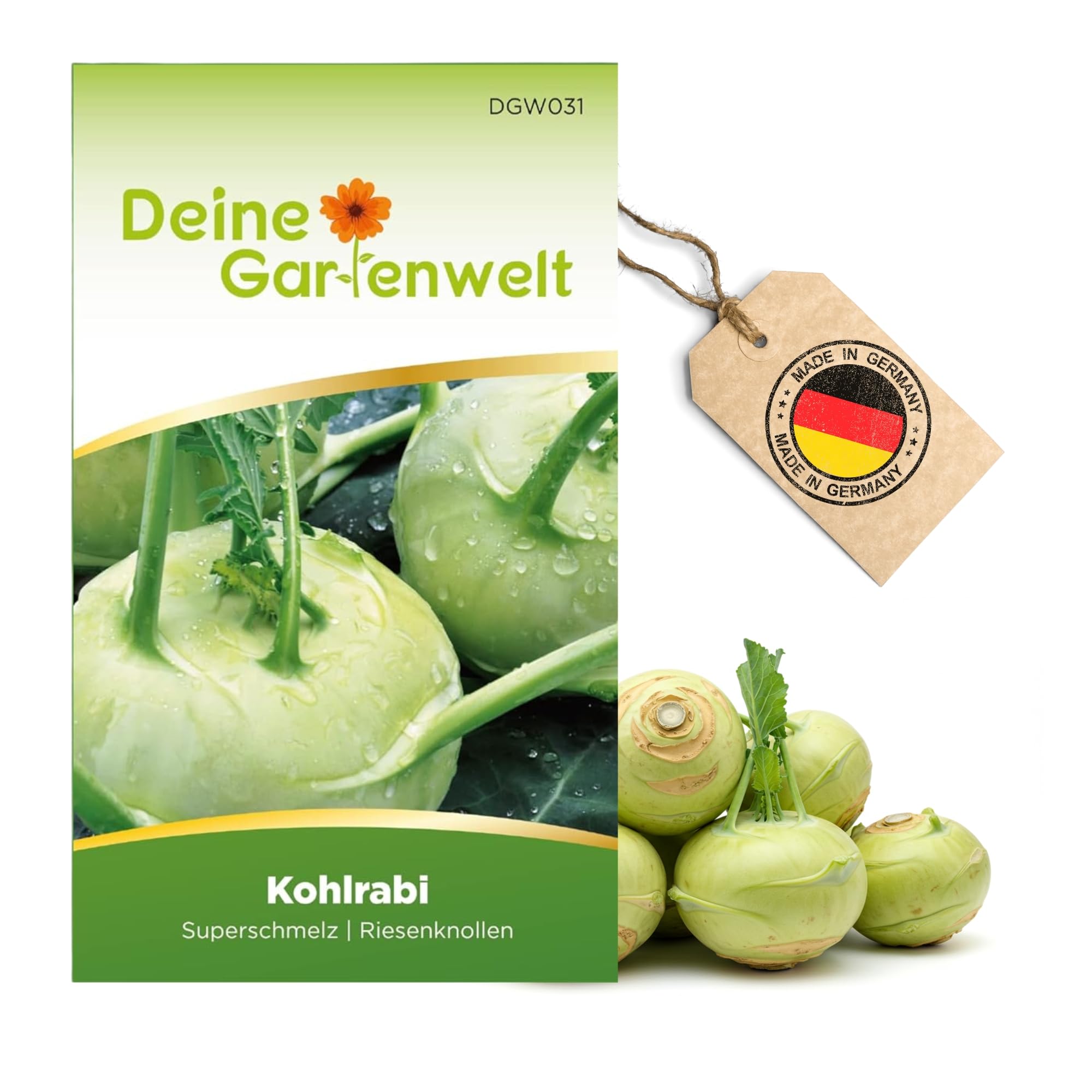 Kohlrabi Superschmelz Samen - Gemüsesamen für 80 Pflanzen 🌱 Angebot bei HelloDeals