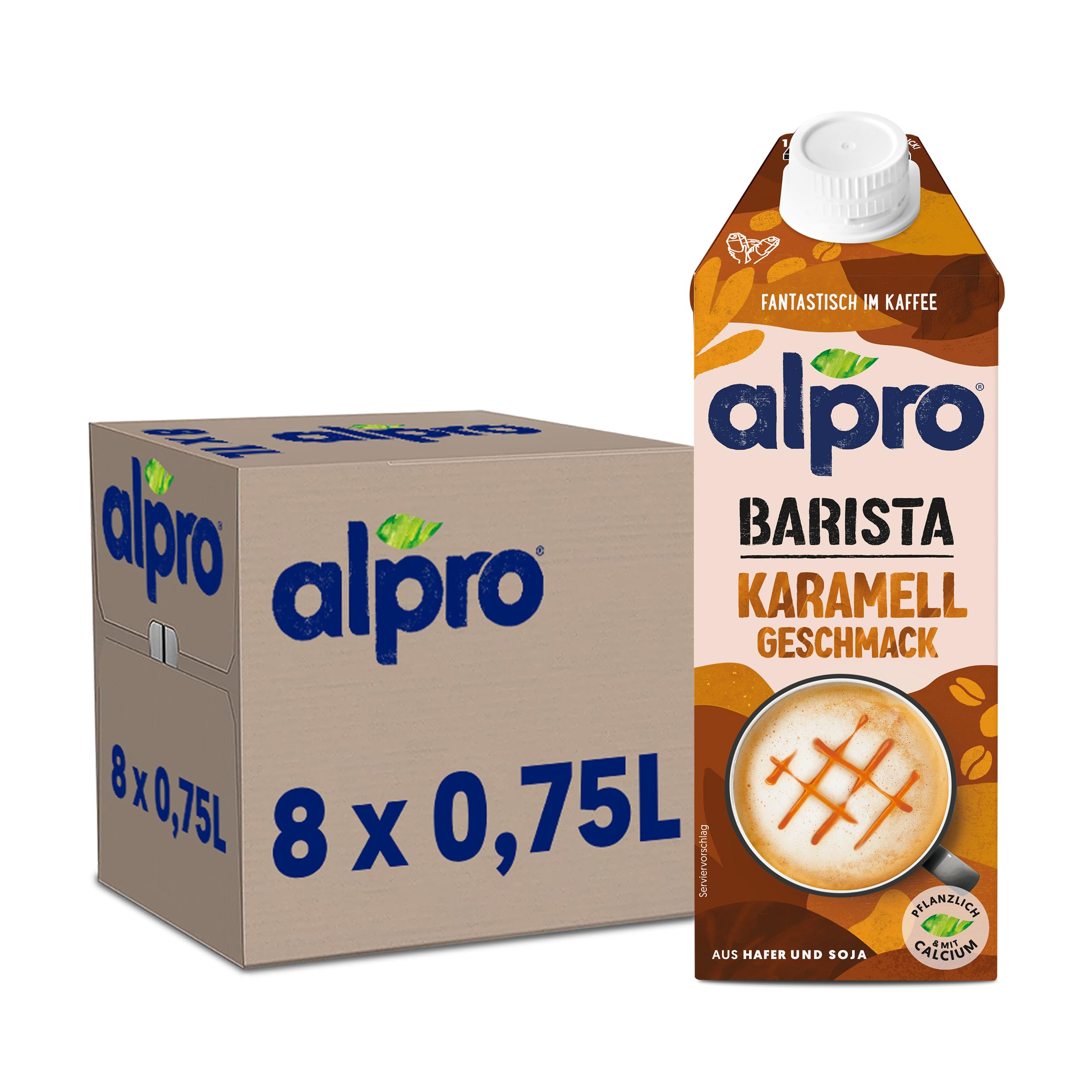 Alpro Barista Karamell - 100% pflanzlicher Baristadrink 🌿☕️ Angebot bei HelloDeals