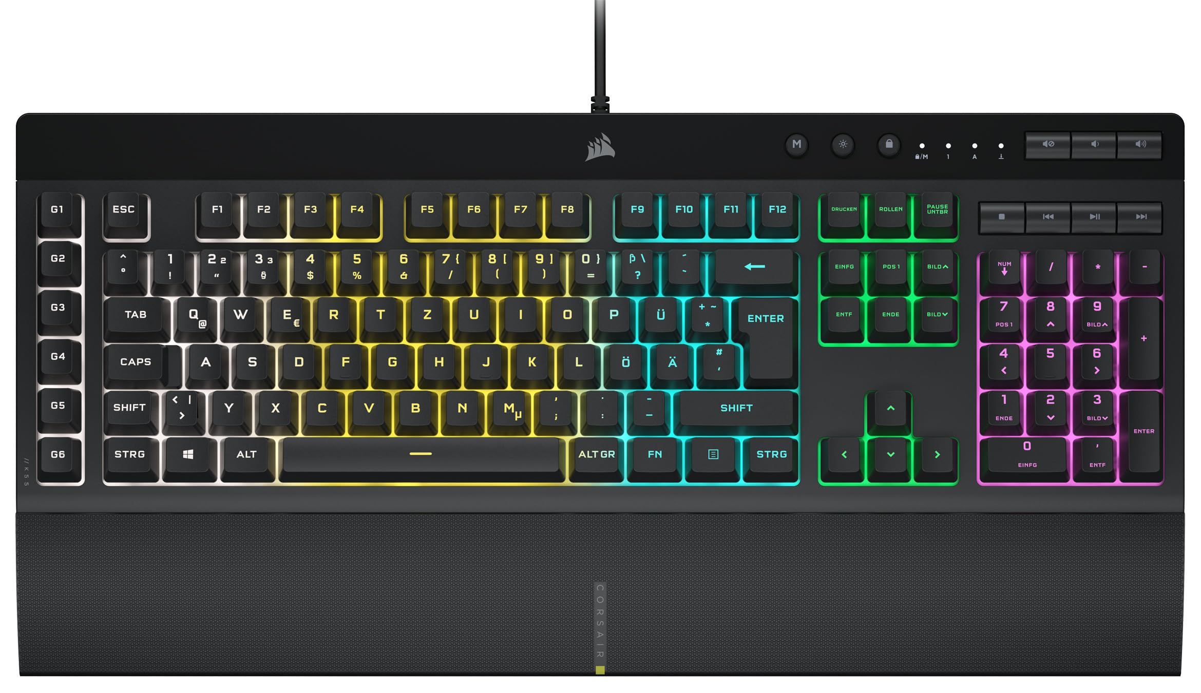CORSAIR K55 RGB PRO Kabelgebundene Membrantastatur - 🌟 Top Deal! 🌟 Angebot bei HelloDeals