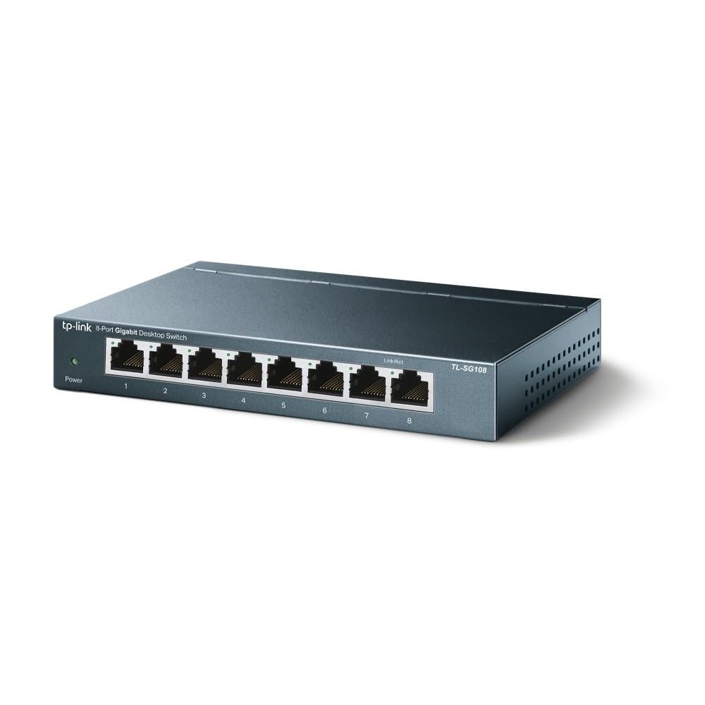 🔌🌟 Angebot: TP-Link TL-SG108 8-Port Gigabit Netzwerk Switch 🌟🔌 Angebot bei HelloDeals